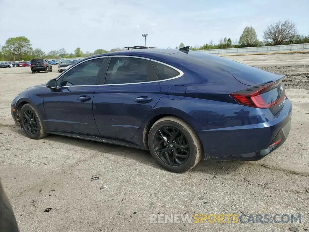 2 Photograph of a damaged car 5NPEF4JA7MH109096 HYUNDAI SONATA 2021