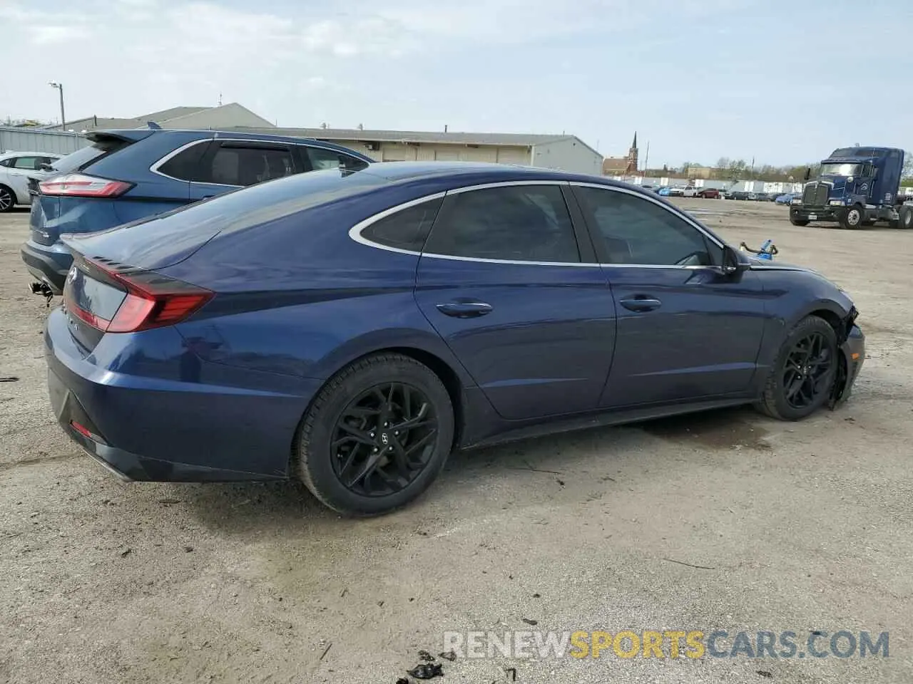 3 Photograph of a damaged car 5NPEF4JA7MH109096 HYUNDAI SONATA 2021