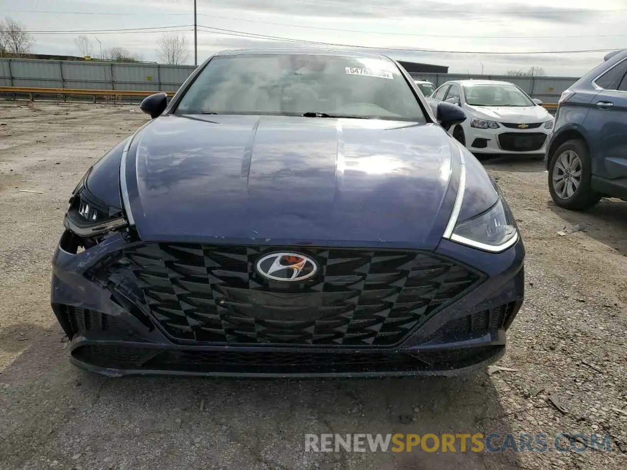 5 Photograph of a damaged car 5NPEF4JA7MH109096 HYUNDAI SONATA 2021