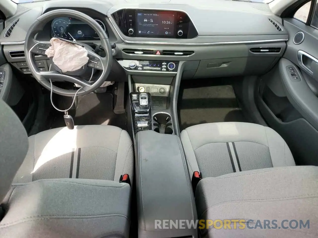 8 Photograph of a damaged car 5NPEF4JA7MH109096 HYUNDAI SONATA 2021