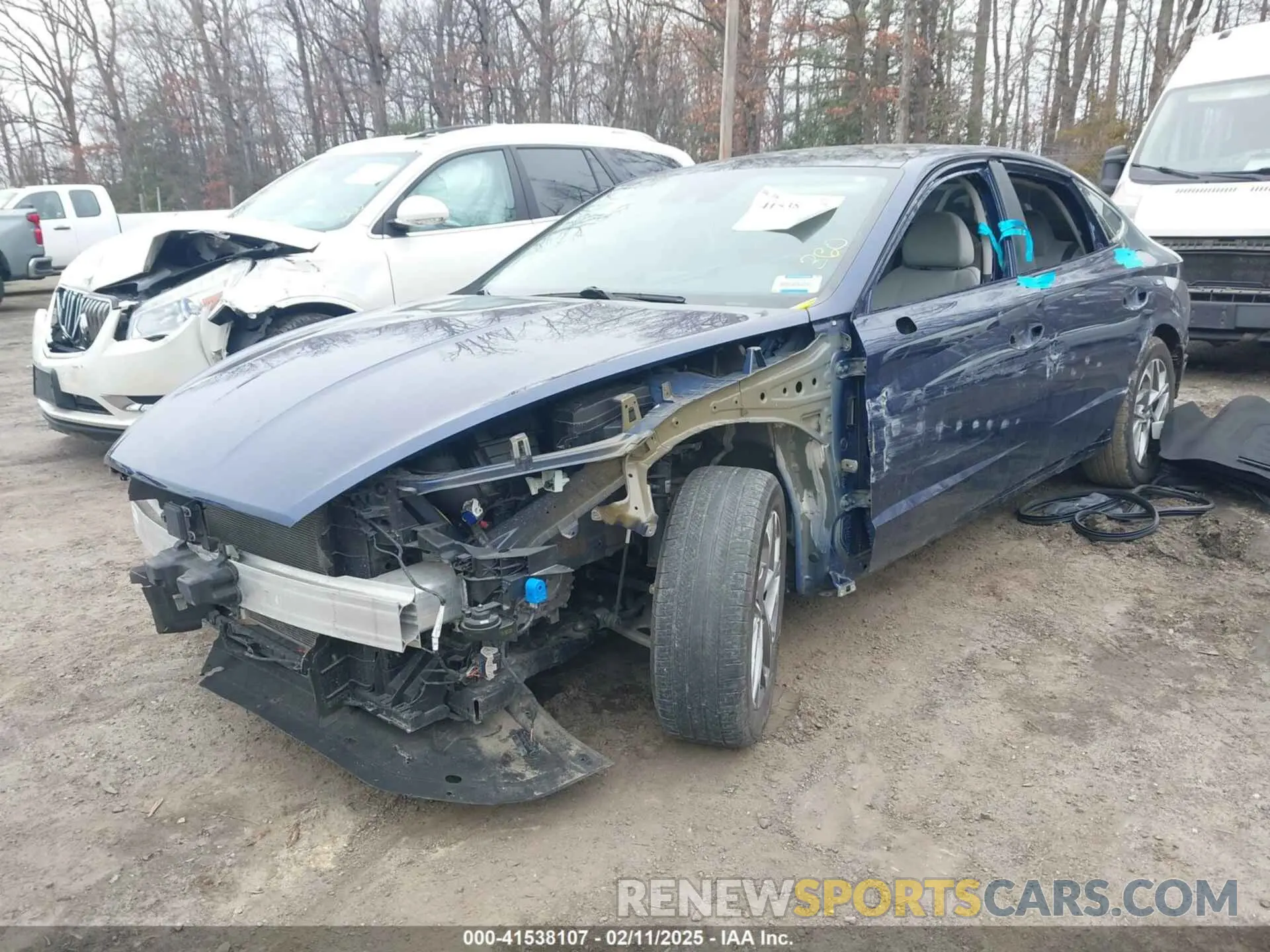 2 Photograph of a damaged car 5NPEF4JA8MH104246 HYUNDAI SONATA 2021