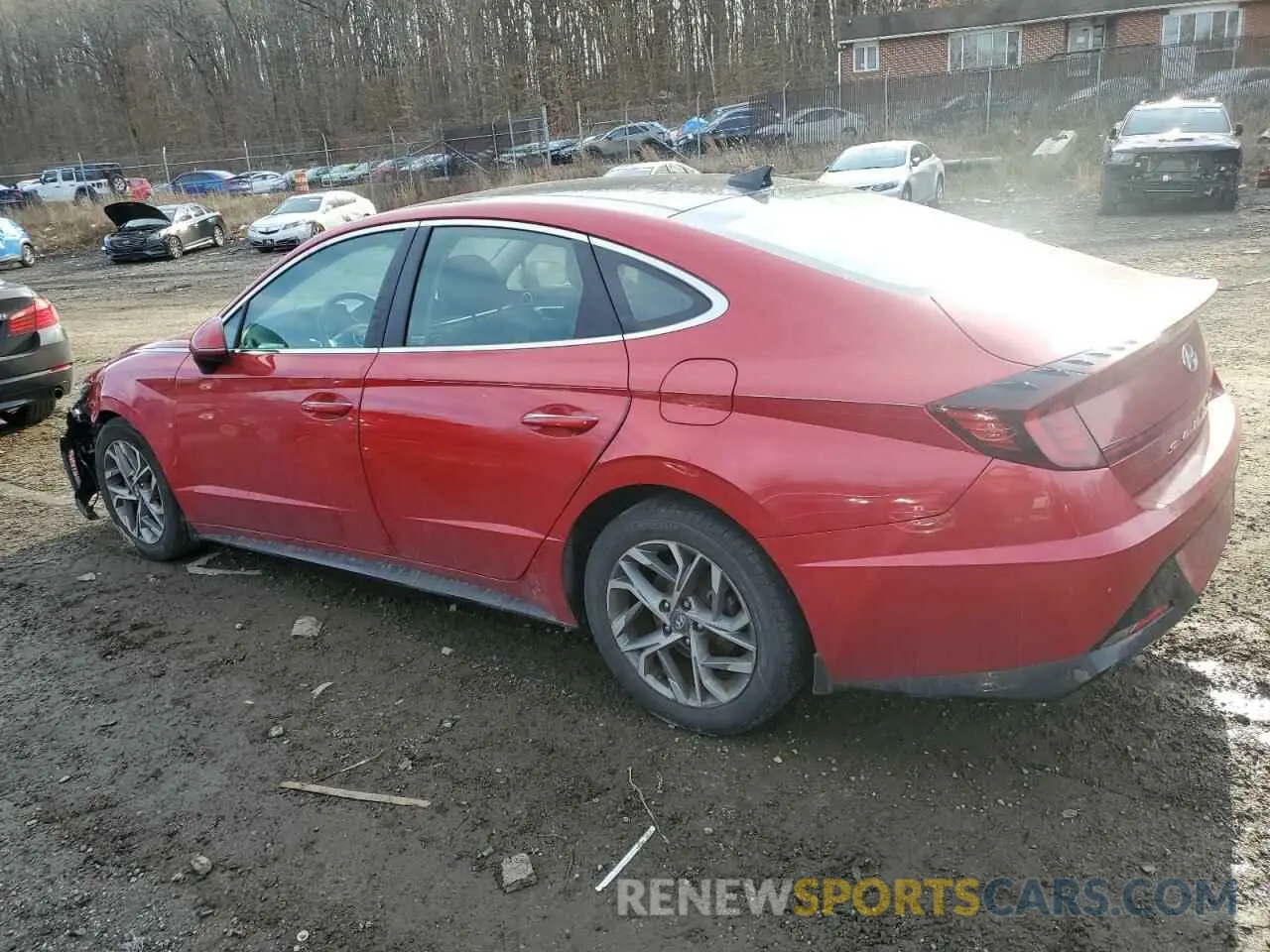 2 Photograph of a damaged car 5NPEF4JA8MH119264 HYUNDAI SONATA 2021