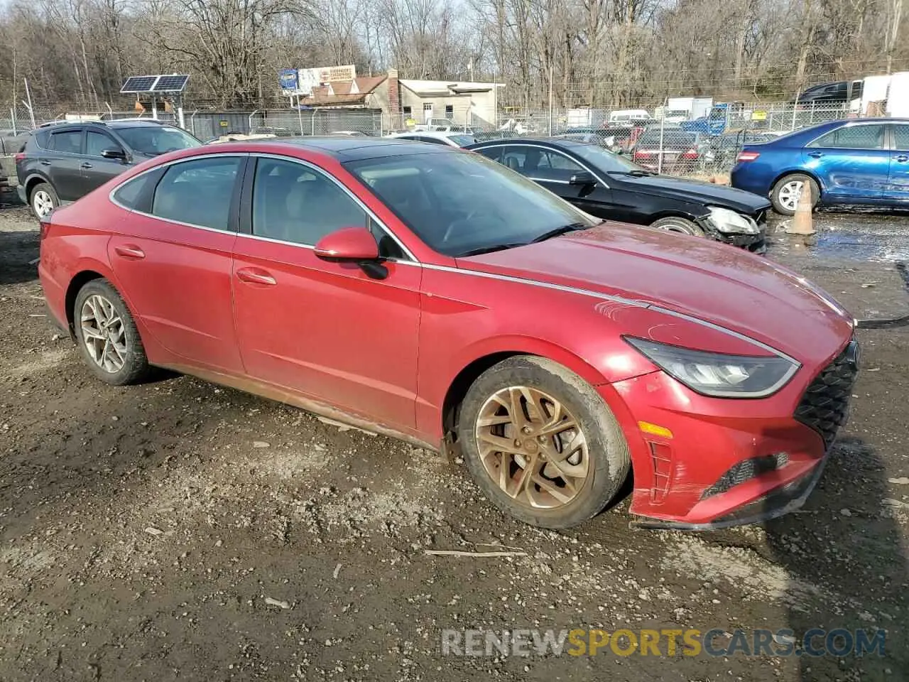 4 Photograph of a damaged car 5NPEF4JA8MH119264 HYUNDAI SONATA 2021