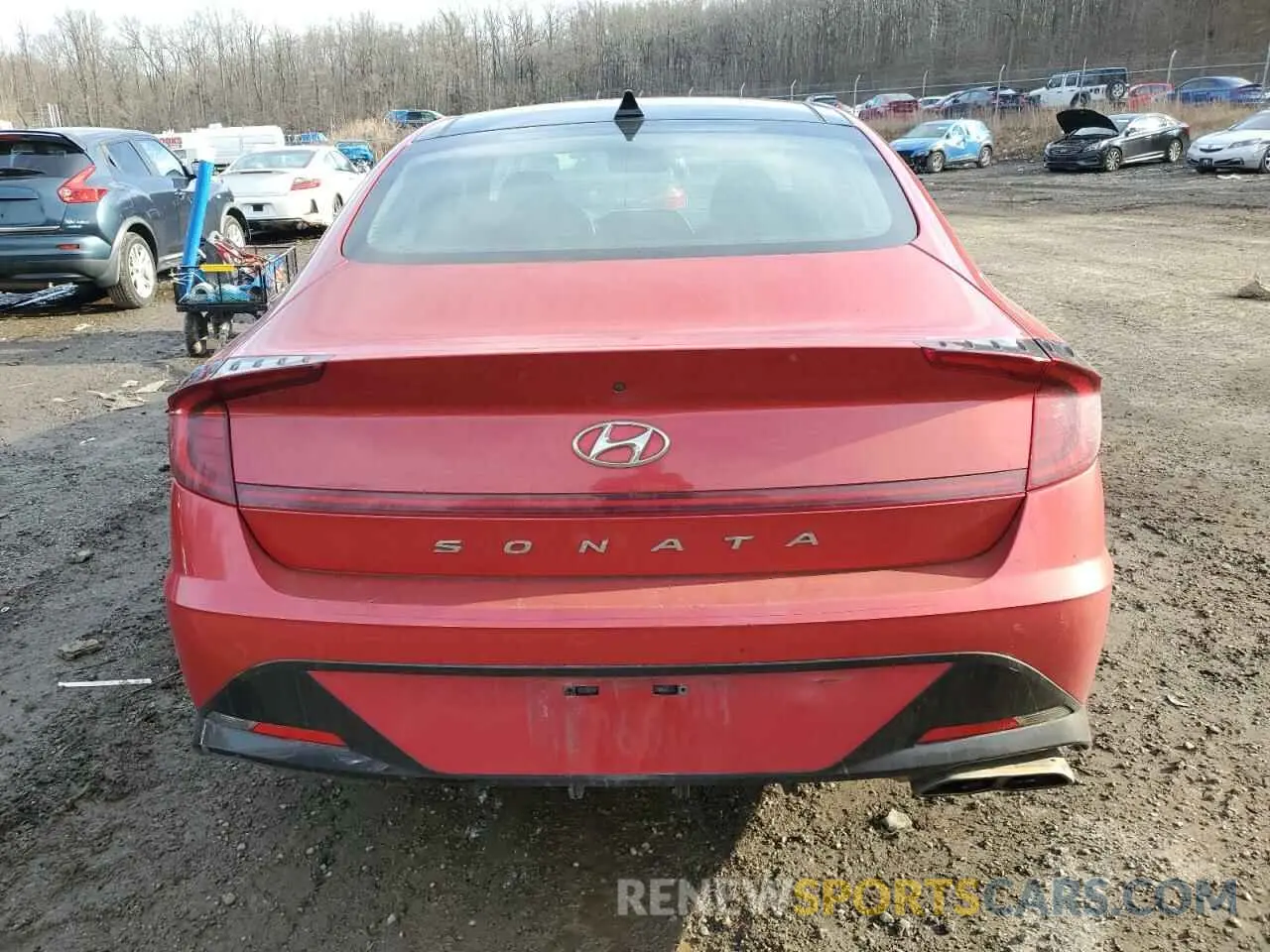 6 Photograph of a damaged car 5NPEF4JA8MH119264 HYUNDAI SONATA 2021