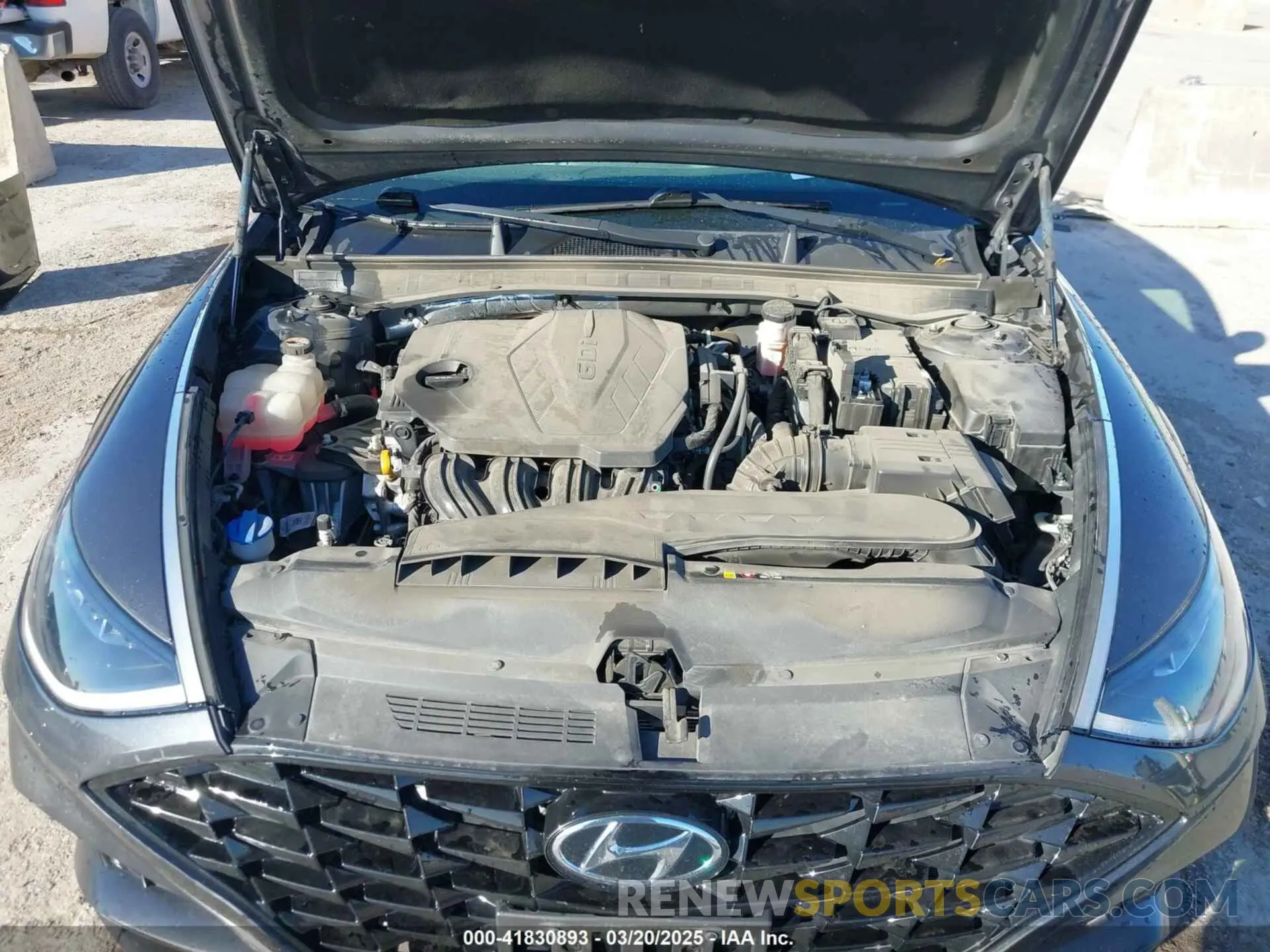 10 Photograph of a damaged car 5NPEF4JA9MH096982 HYUNDAI SONATA 2021
