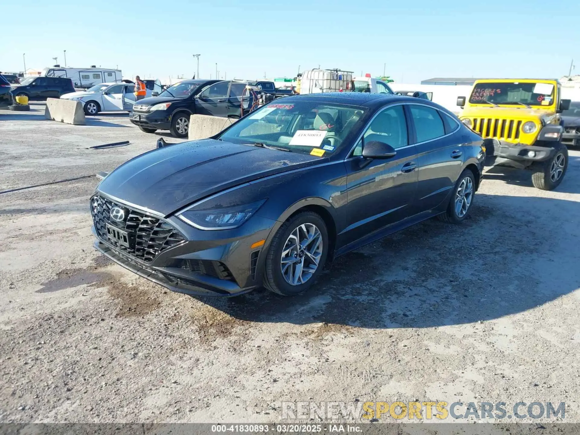 2 Photograph of a damaged car 5NPEF4JA9MH096982 HYUNDAI SONATA 2021