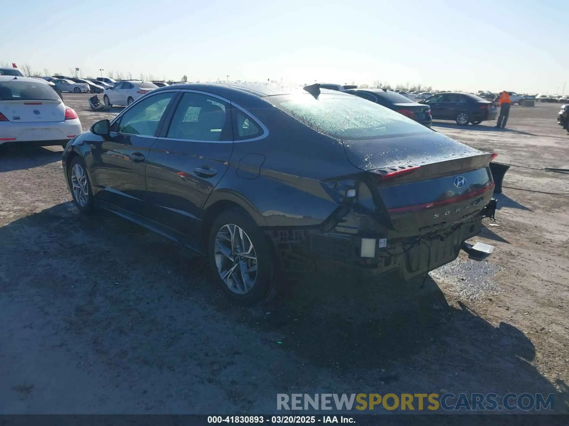 3 Photograph of a damaged car 5NPEF4JA9MH096982 HYUNDAI SONATA 2021