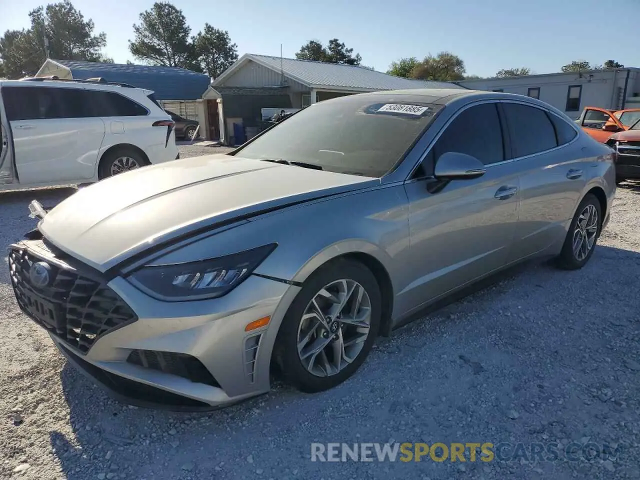 1 Photograph of a damaged car 5NPEF4JAXMH092245 HYUNDAI SONATA 2021
