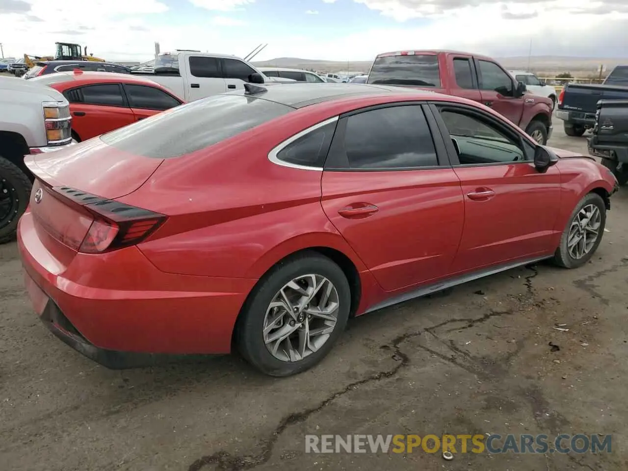3 Photograph of a damaged car 5NPEF4JAXMH102370 HYUNDAI SONATA 2021