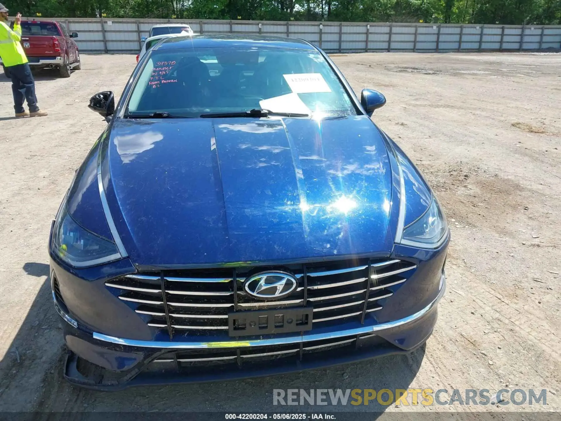 13 Photograph of a damaged car 5NPEG4JA0MH074995 HYUNDAI SONATA 2021