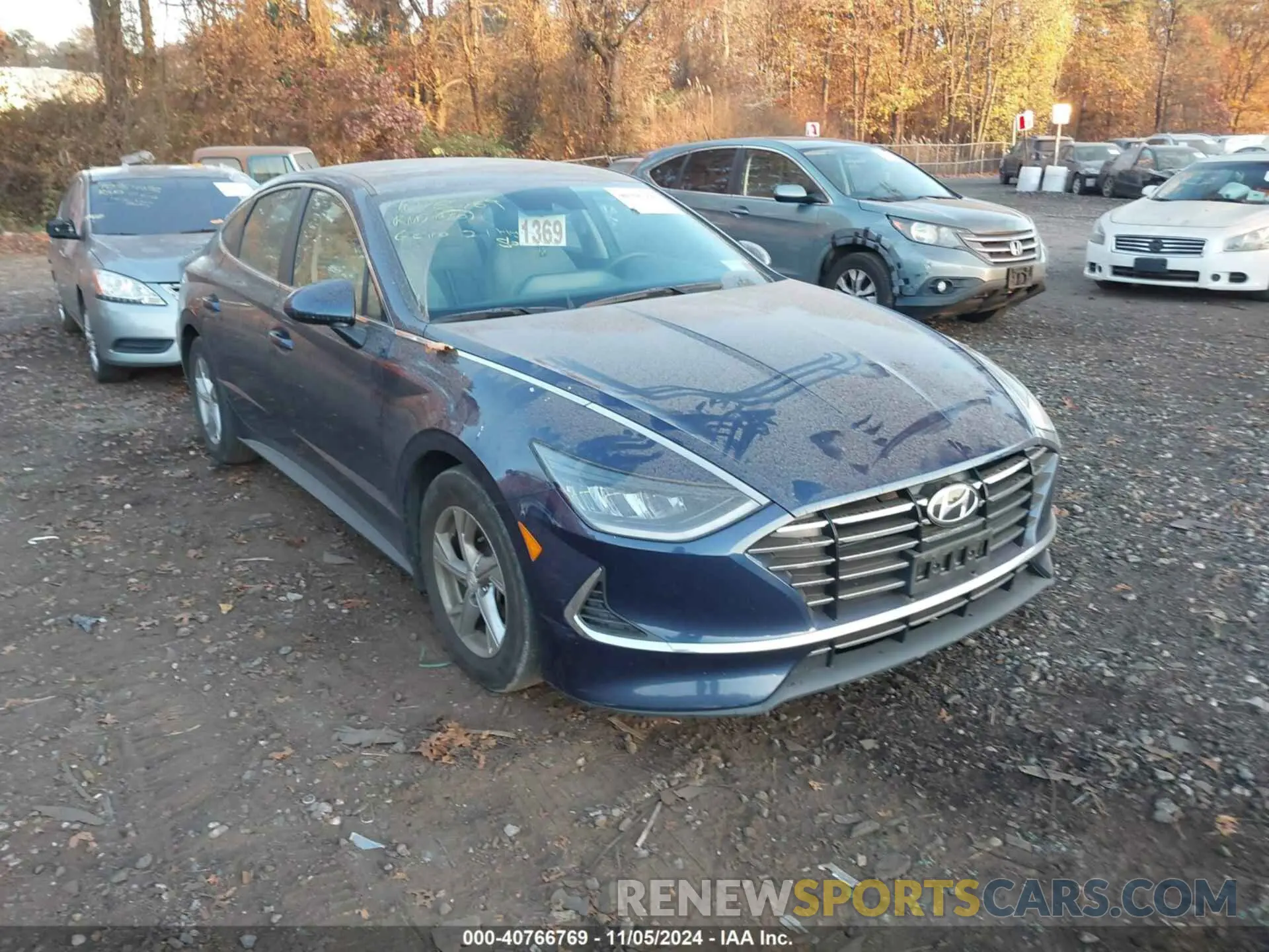 1 Photograph of a damaged car 5NPEG4JA0MH083423 HYUNDAI SONATA 2021