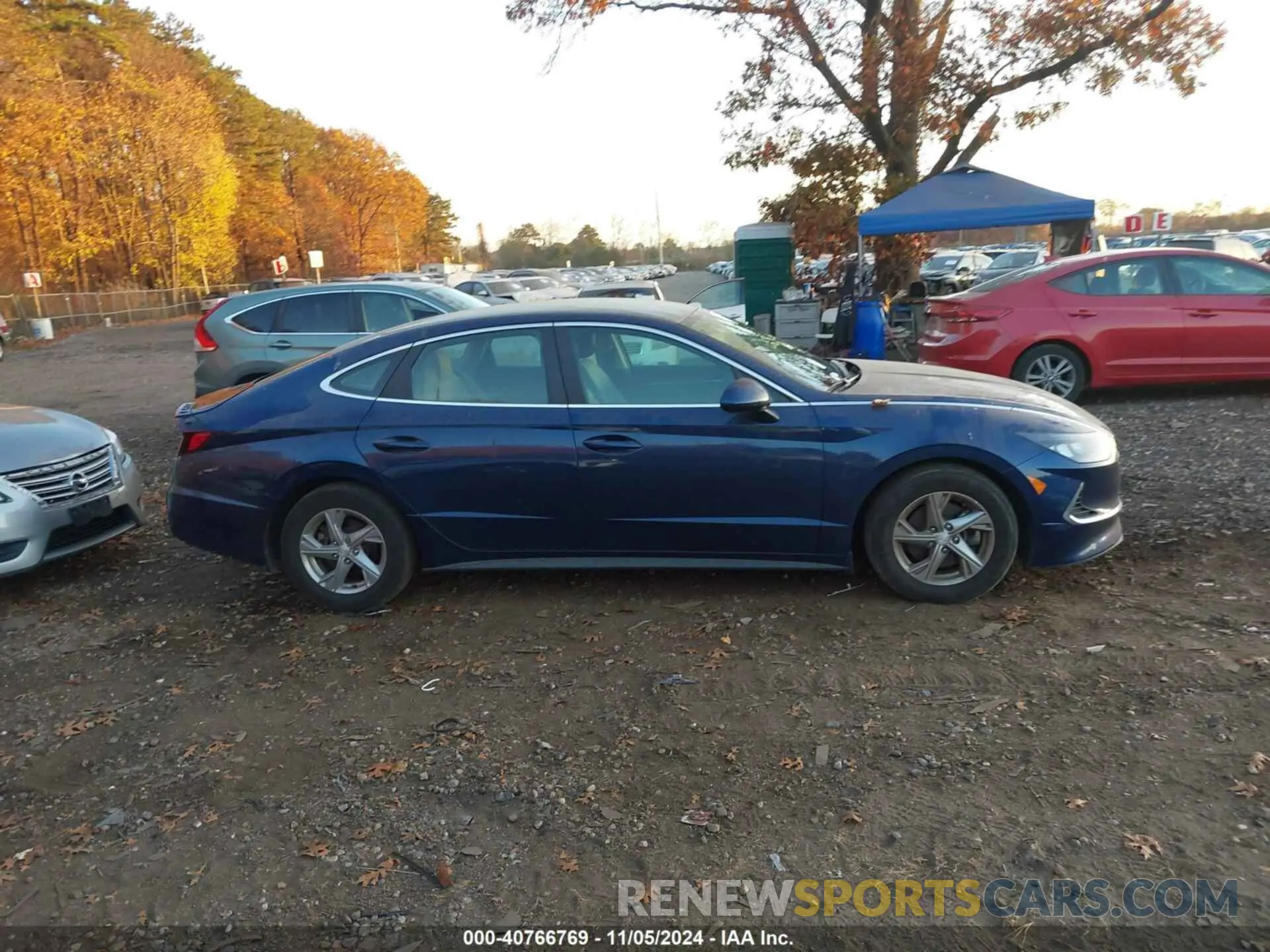 13 Photograph of a damaged car 5NPEG4JA0MH083423 HYUNDAI SONATA 2021