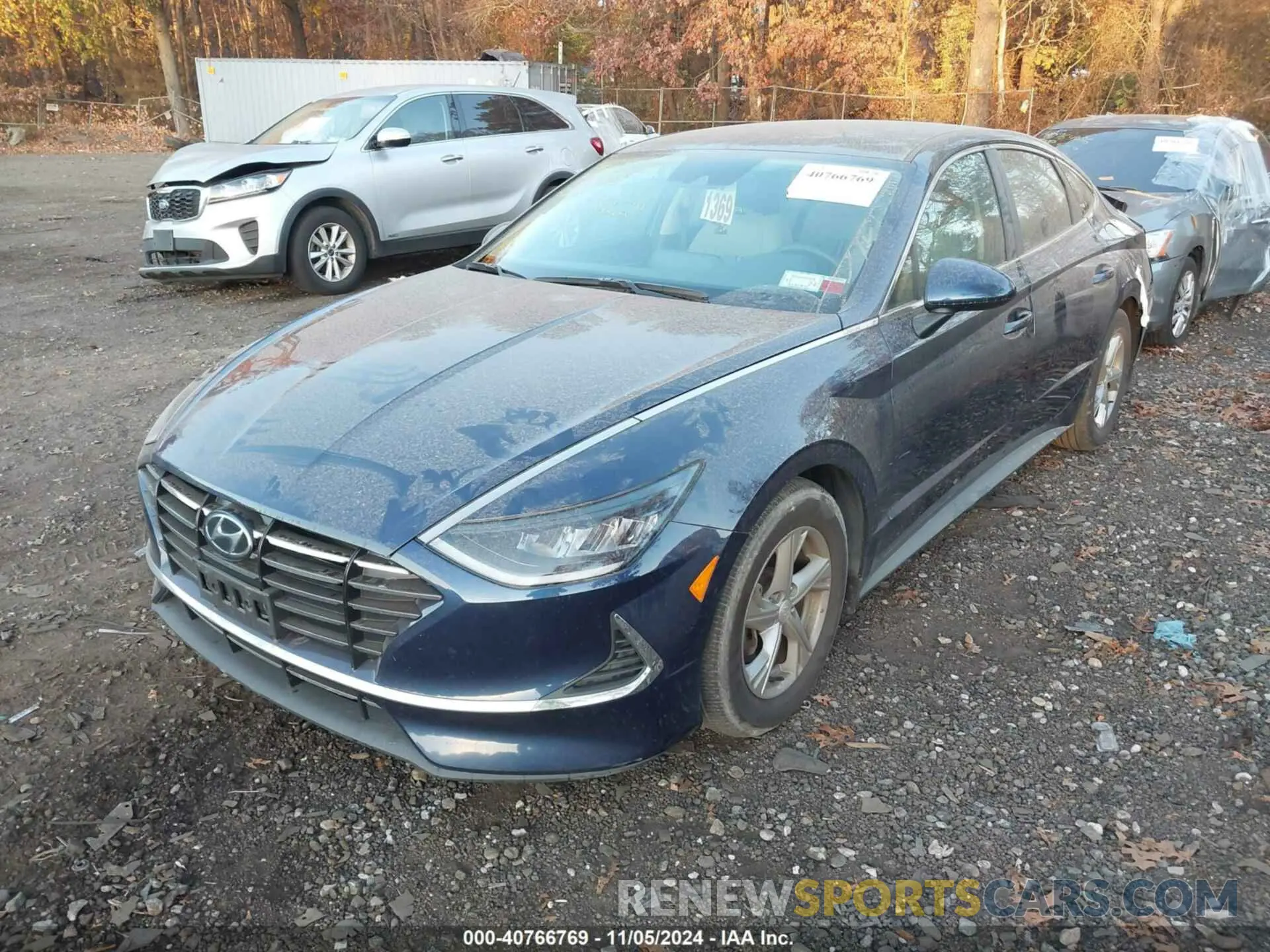 2 Photograph of a damaged car 5NPEG4JA0MH083423 HYUNDAI SONATA 2021