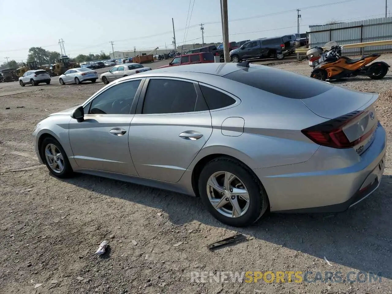 2 Photograph of a damaged car 5NPEG4JA0MH111690 HYUNDAI SONATA 2021
