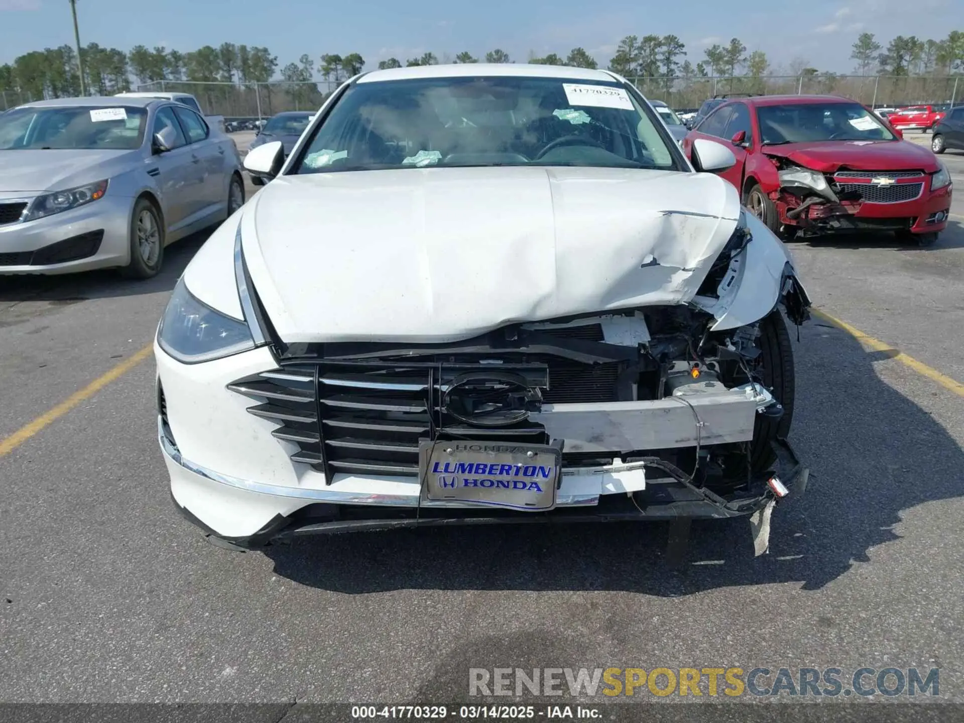 12 Photograph of a damaged car 5NPEG4JA0MH131311 HYUNDAI SONATA 2021