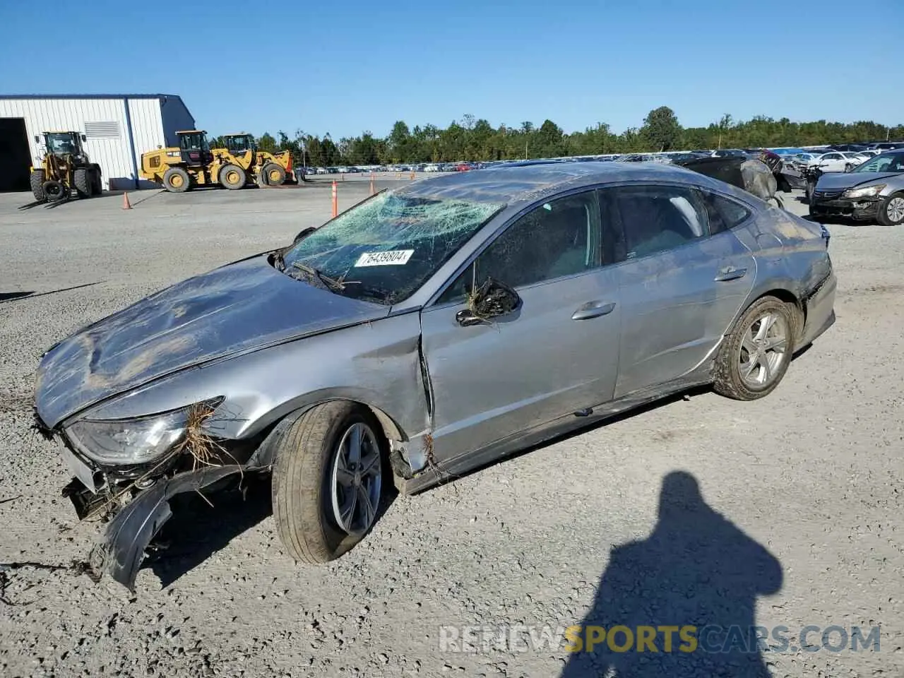 1 Photograph of a damaged car 5NPEG4JA1MH074486 HYUNDAI SONATA 2021