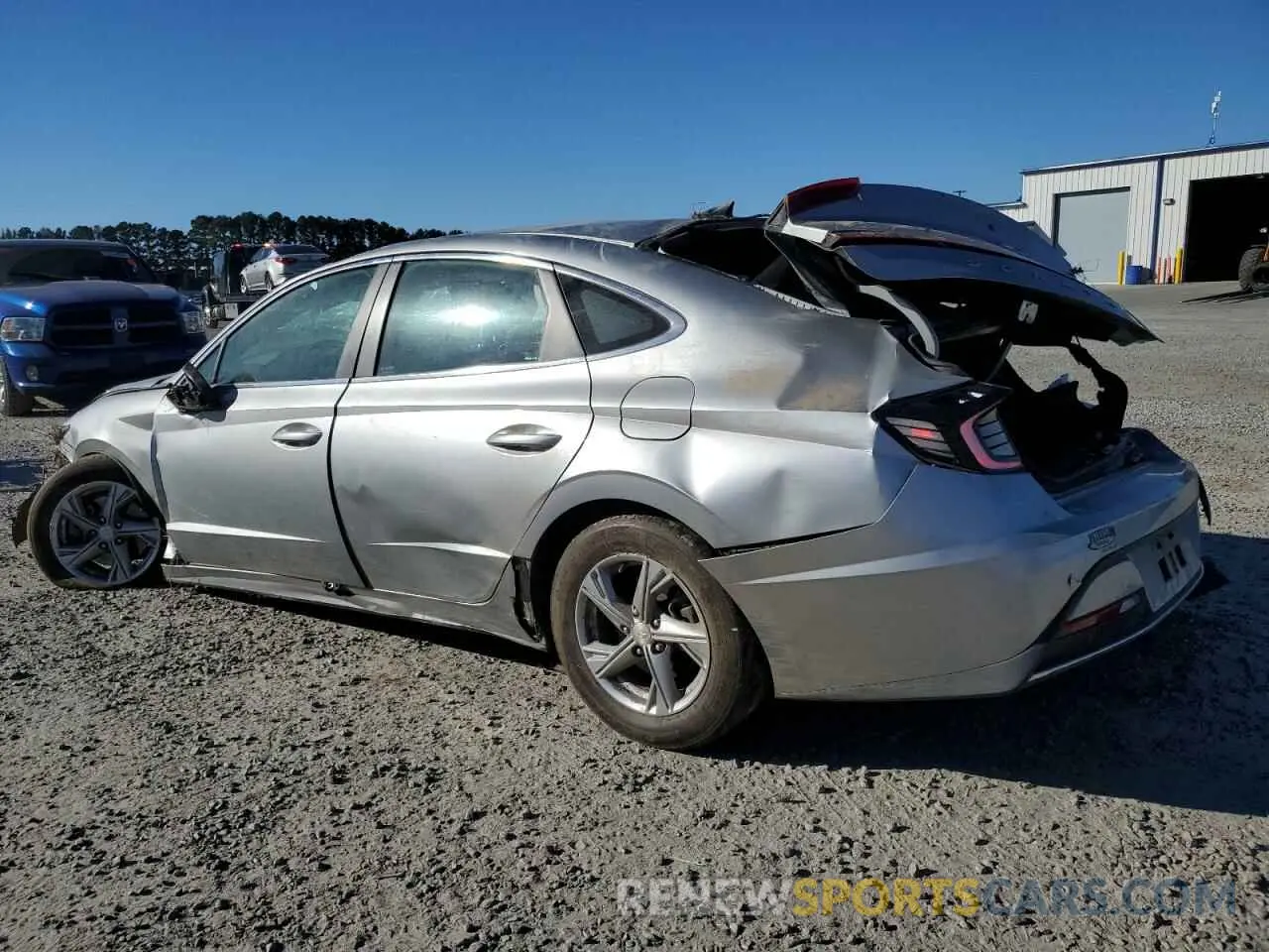 2 Photograph of a damaged car 5NPEG4JA1MH074486 HYUNDAI SONATA 2021