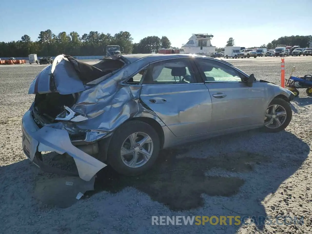 3 Photograph of a damaged car 5NPEG4JA1MH074486 HYUNDAI SONATA 2021