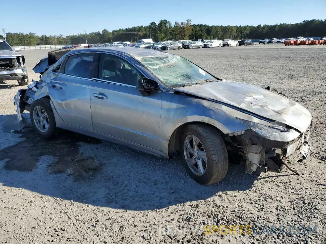 4 Photograph of a damaged car 5NPEG4JA1MH074486 HYUNDAI SONATA 2021