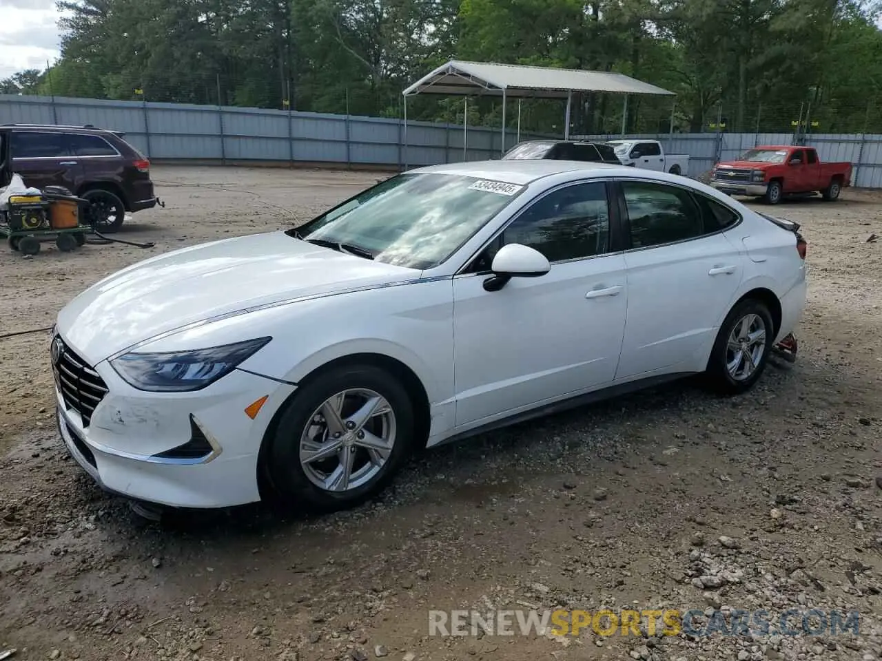 1 Photograph of a damaged car 5NPEG4JA1MH104599 HYUNDAI SONATA 2021