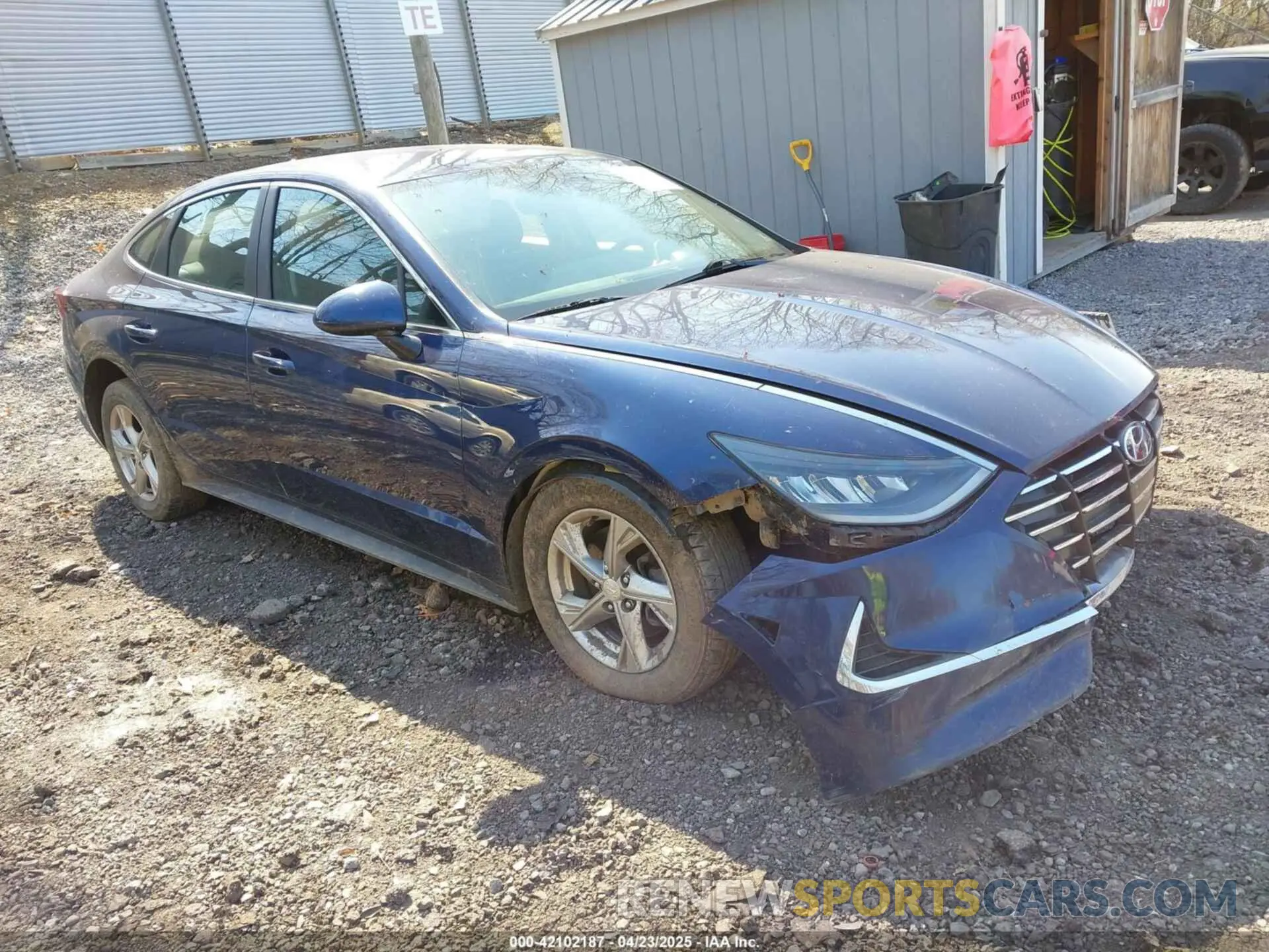 1 Photograph of a damaged car 5NPEG4JA1MH109561 HYUNDAI SONATA 2021
