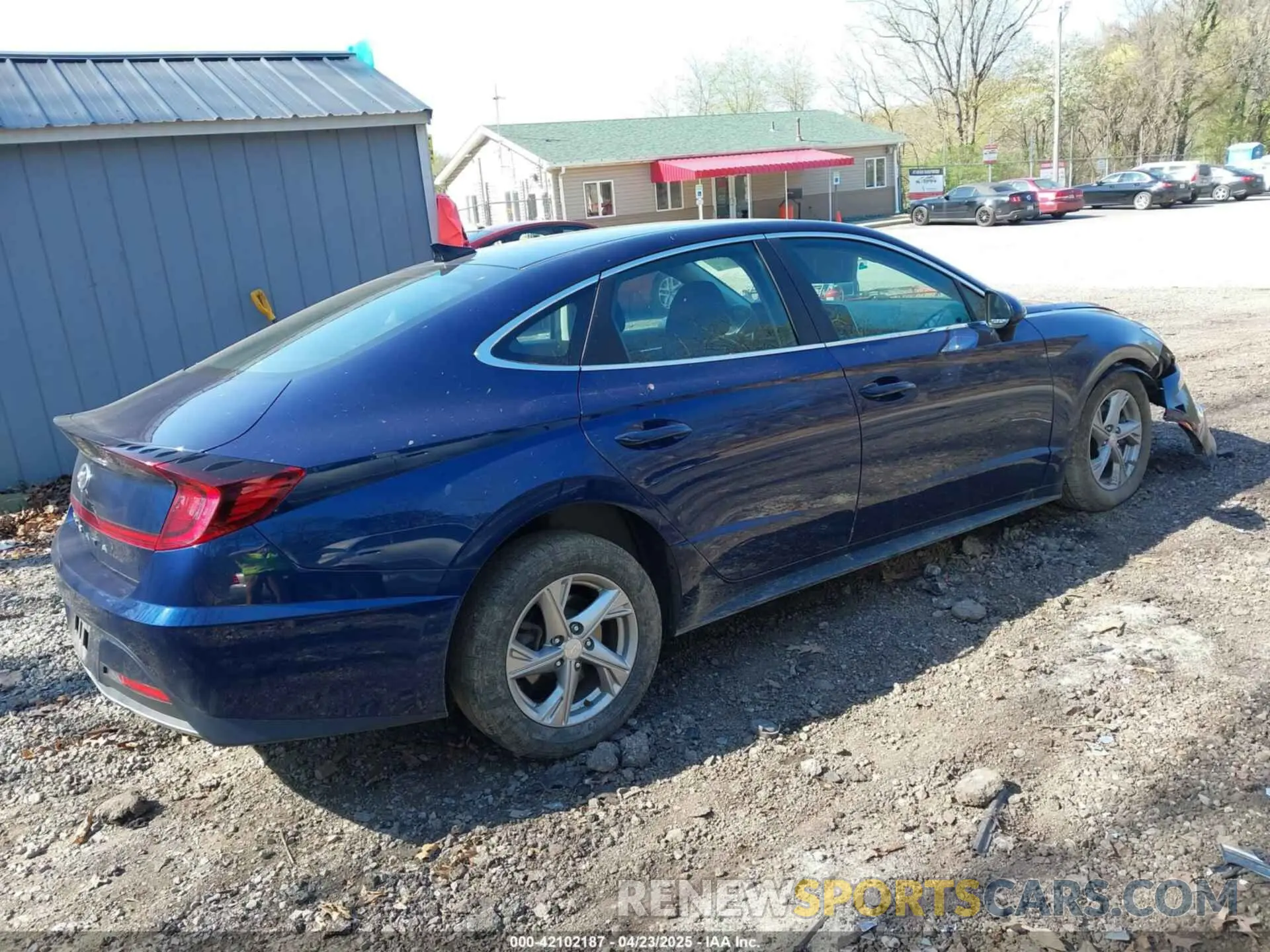 4 Photograph of a damaged car 5NPEG4JA1MH109561 HYUNDAI SONATA 2021