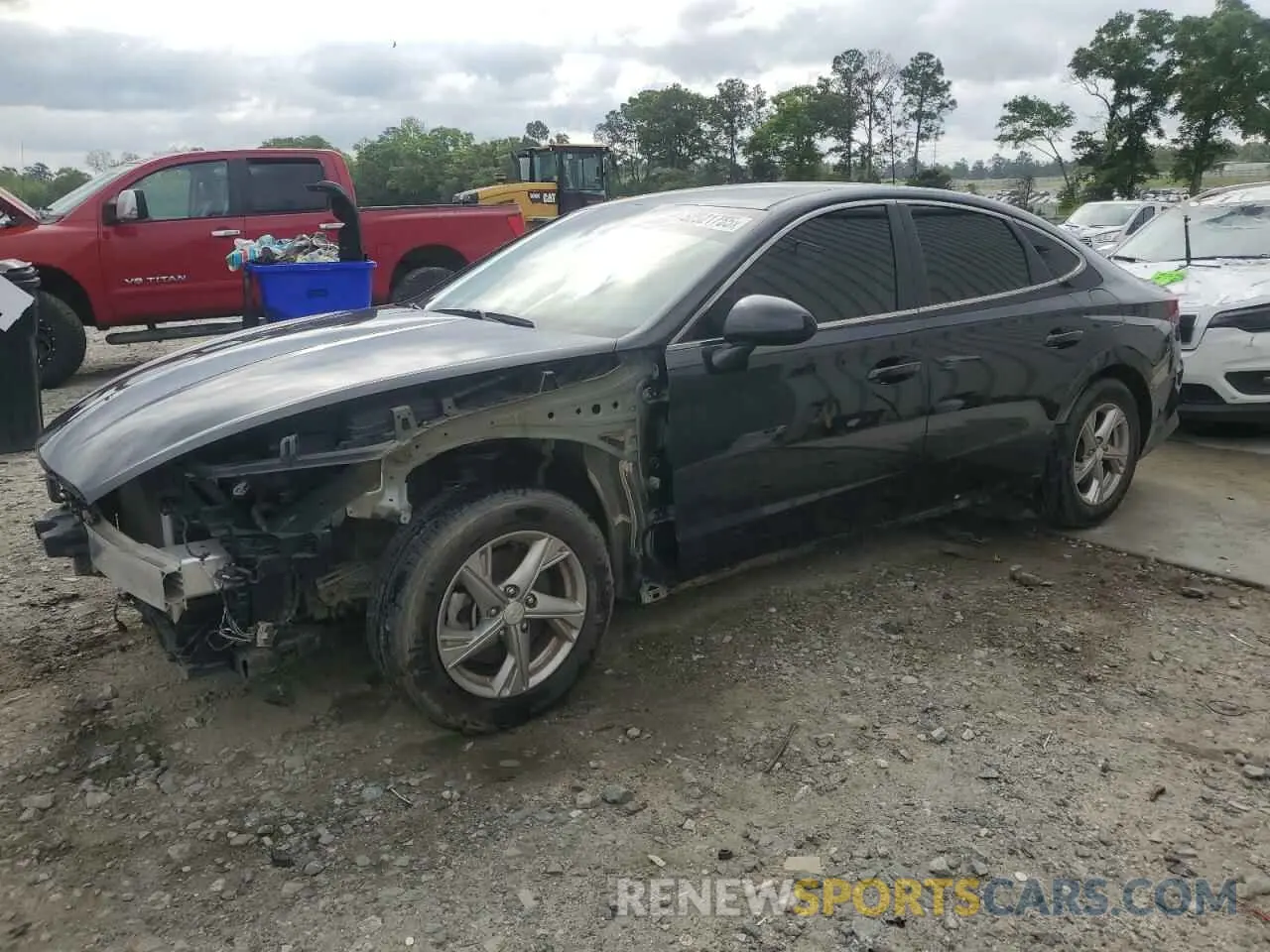 1 Photograph of a damaged car 5NPEG4JA1MH119734 HYUNDAI SONATA 2021