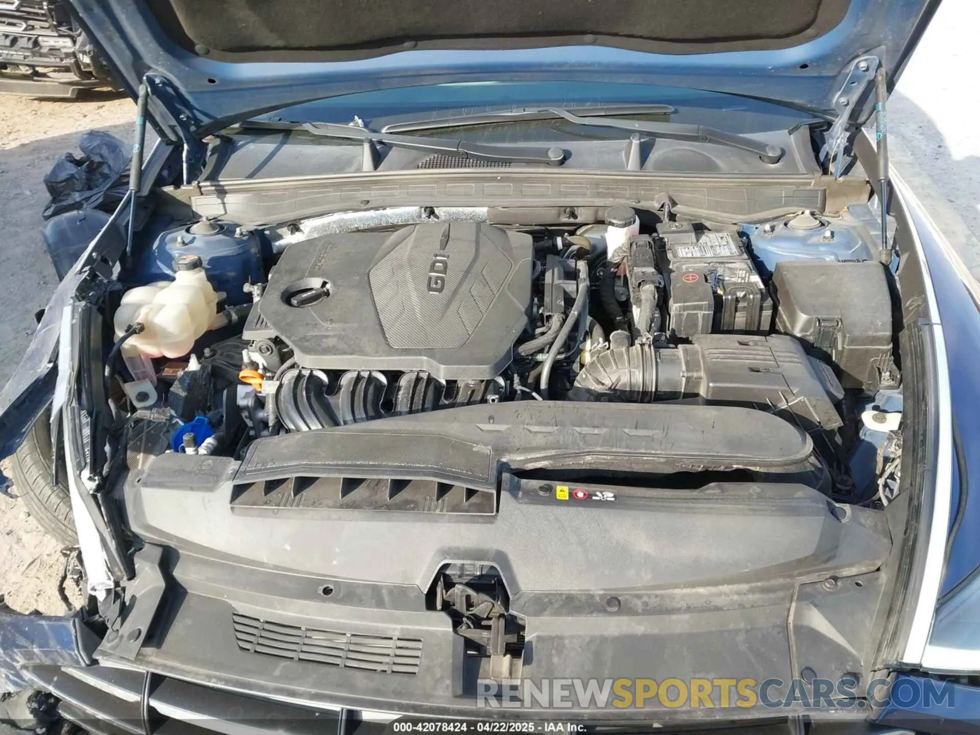 10 Photograph of a damaged car 5NPEG4JA1MH124013 HYUNDAI SONATA 2021
