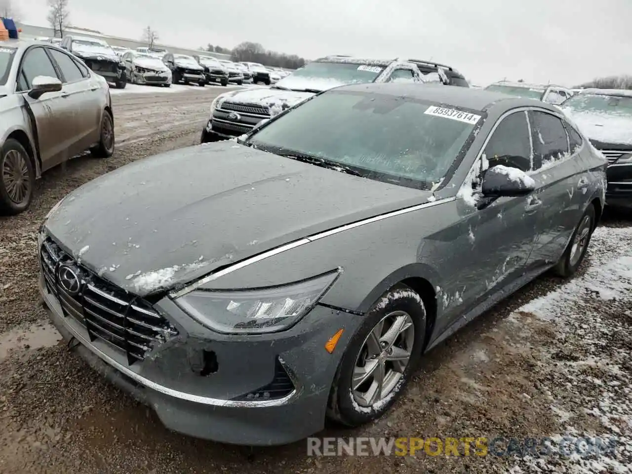 1 Photograph of a damaged car 5NPEG4JA2MH066302 HYUNDAI SONATA 2021