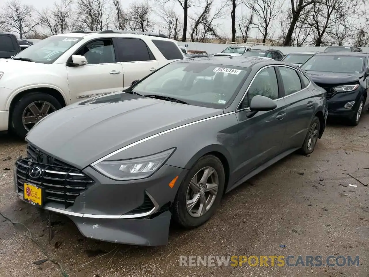 1 Photograph of a damaged car 5NPEG4JA2MH074156 HYUNDAI SONATA 2021