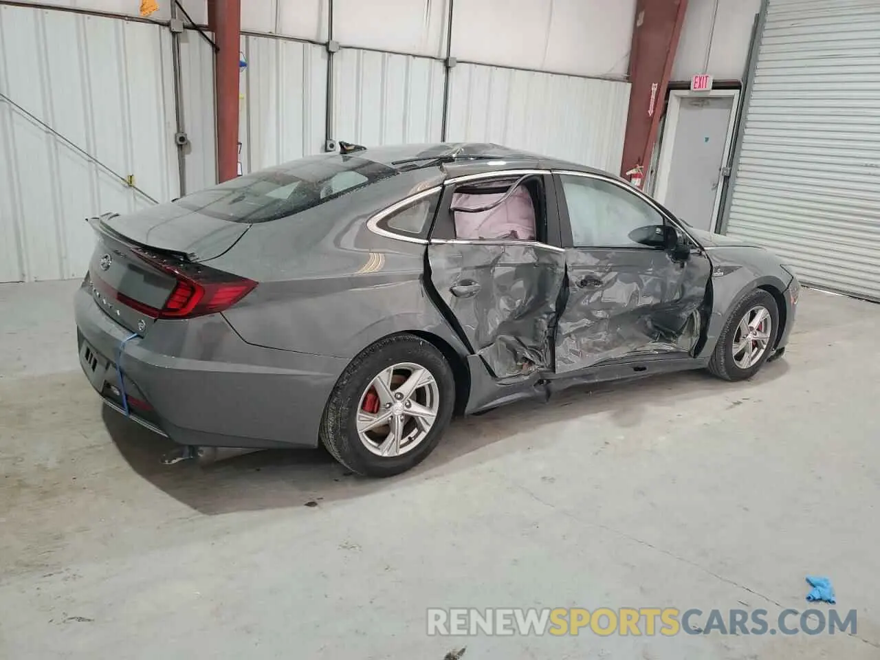 3 Photograph of a damaged car 5NPEG4JA2MH119130 HYUNDAI SONATA 2021