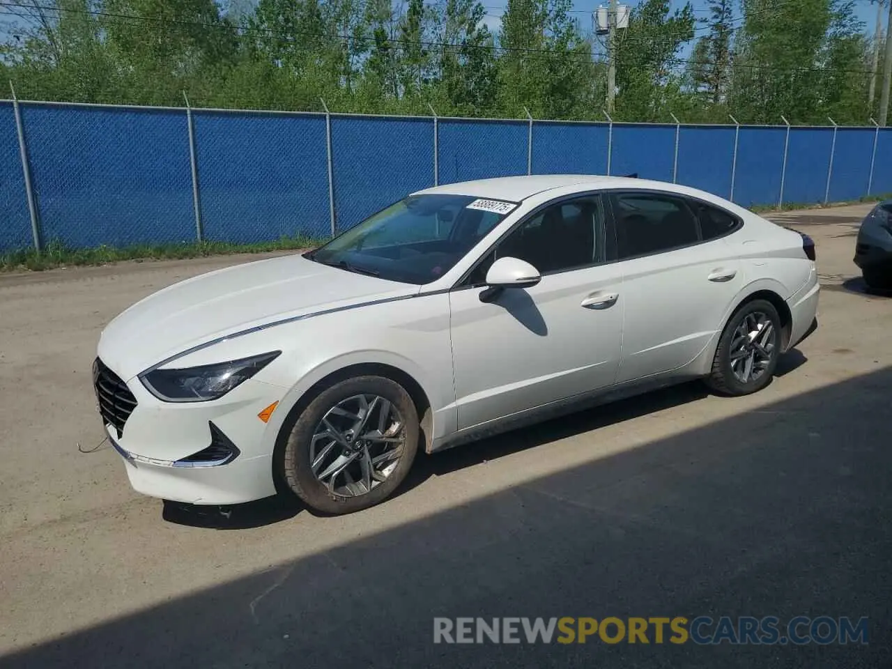 1 Photograph of a damaged car 5NPEG4JA2MH126160 HYUNDAI SONATA 2021