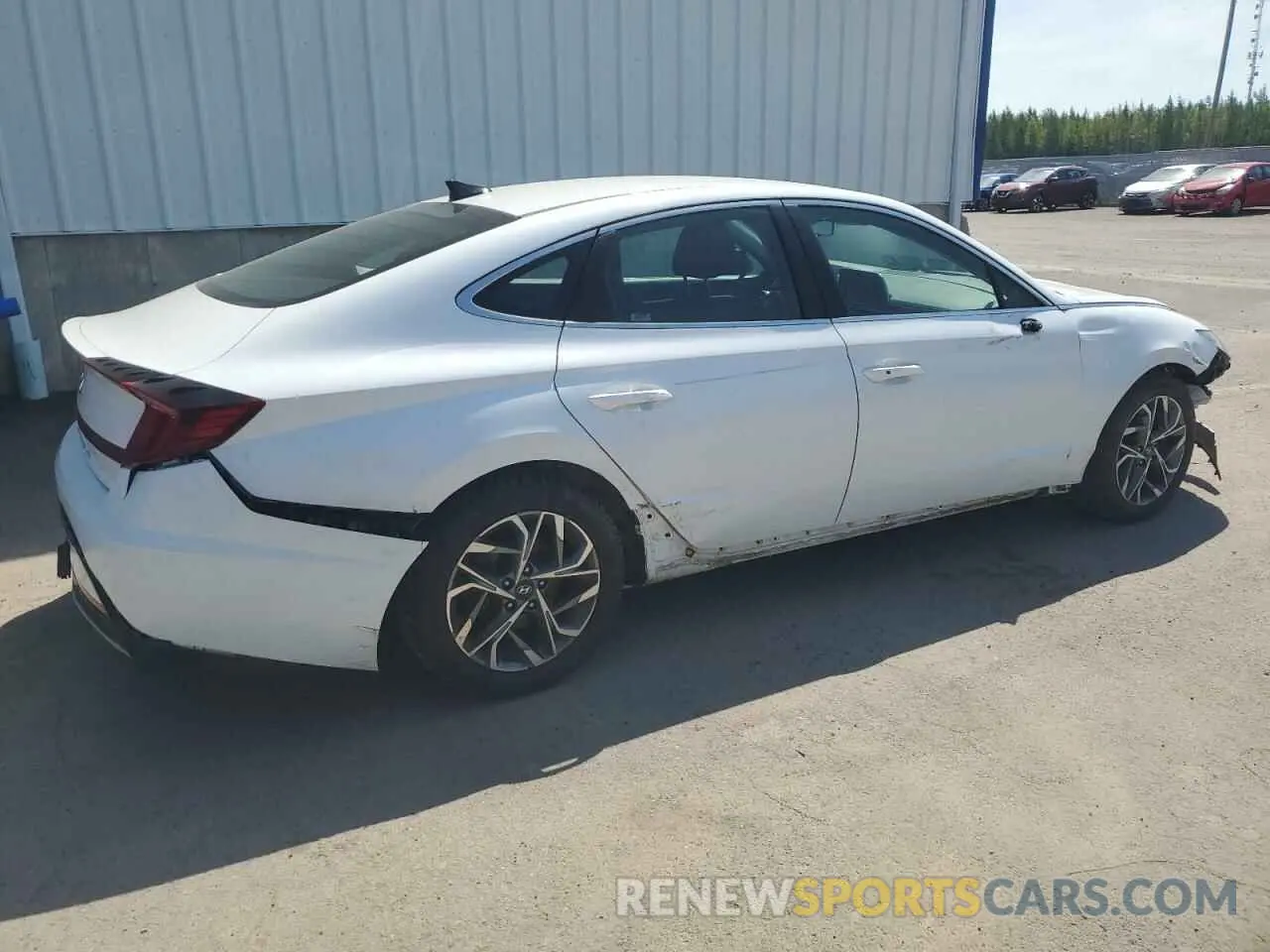 3 Photograph of a damaged car 5NPEG4JA2MH126160 HYUNDAI SONATA 2021