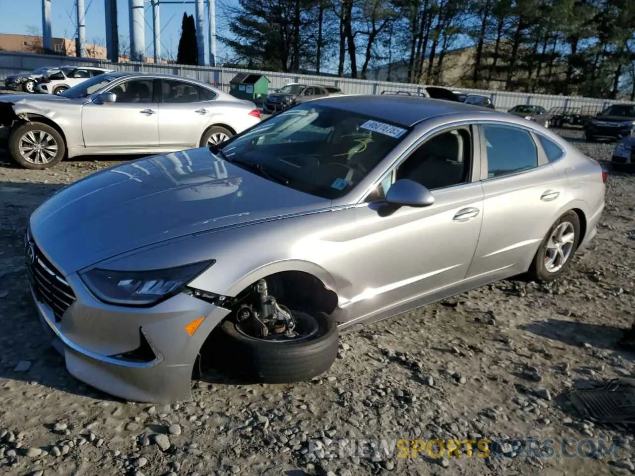 1 Photograph of a damaged car 5NPEG4JA3MH067314 HYUNDAI SONATA 2021