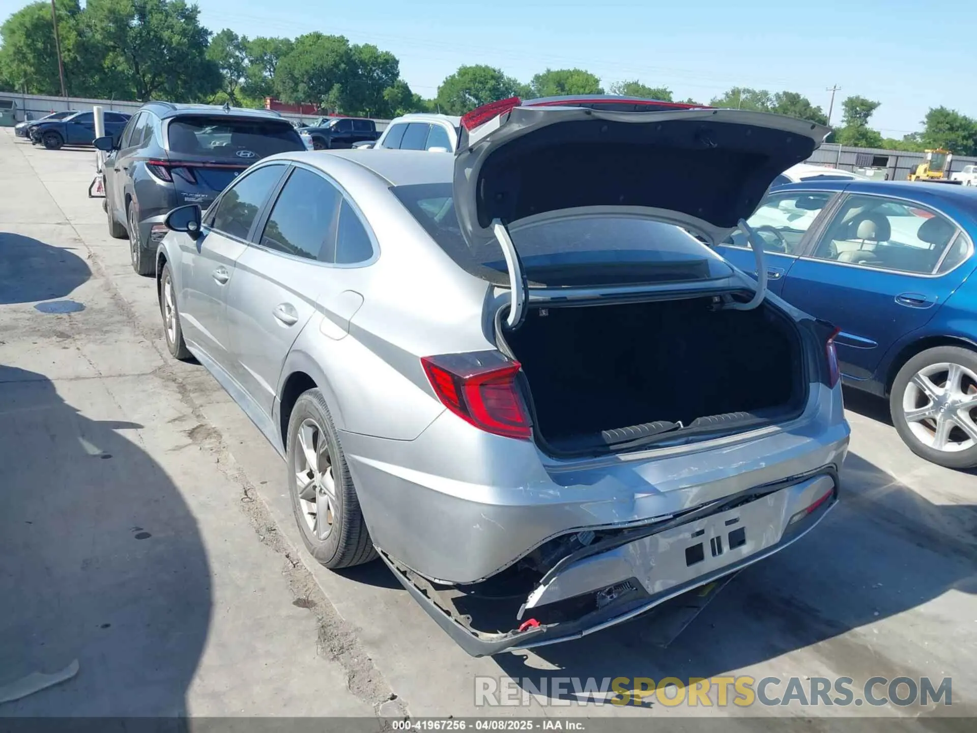 3 Photograph of a damaged car 5NPEG4JA3MH093735 HYUNDAI SONATA 2021