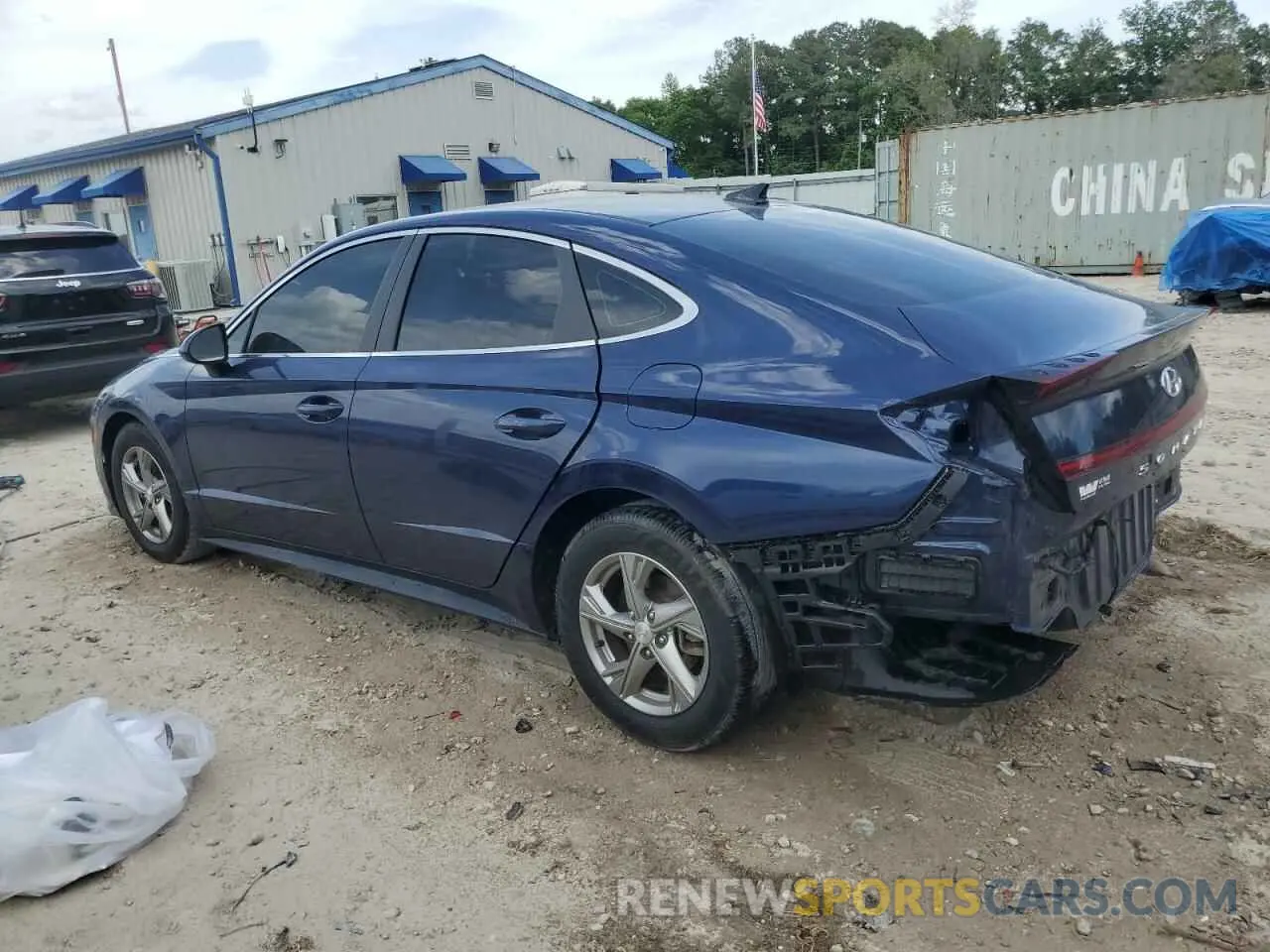 2 Photograph of a damaged car 5NPEG4JA3MH104832 HYUNDAI SONATA 2021