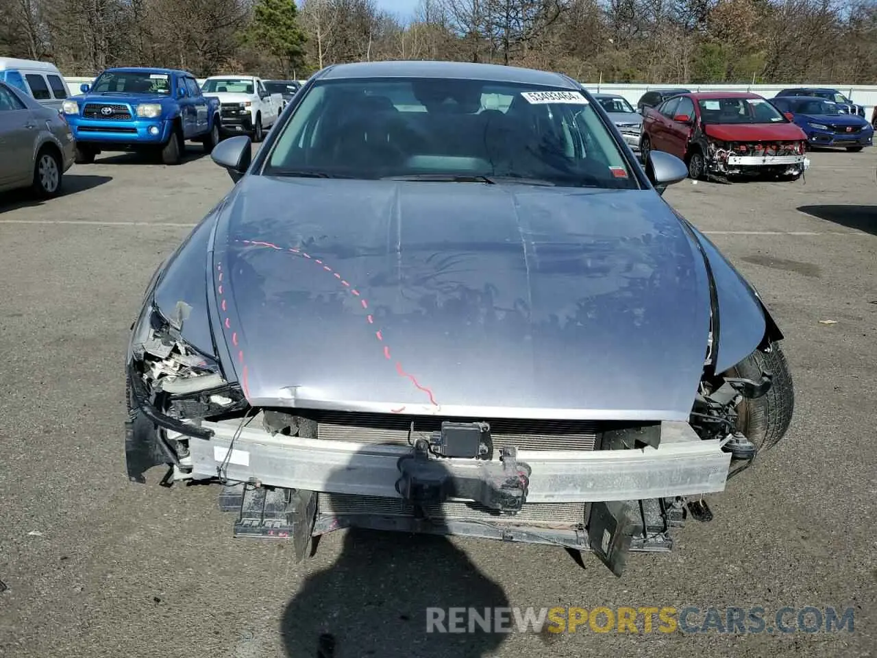 5 Photograph of a damaged car 5NPEG4JA4MH070836 HYUNDAI SONATA 2021