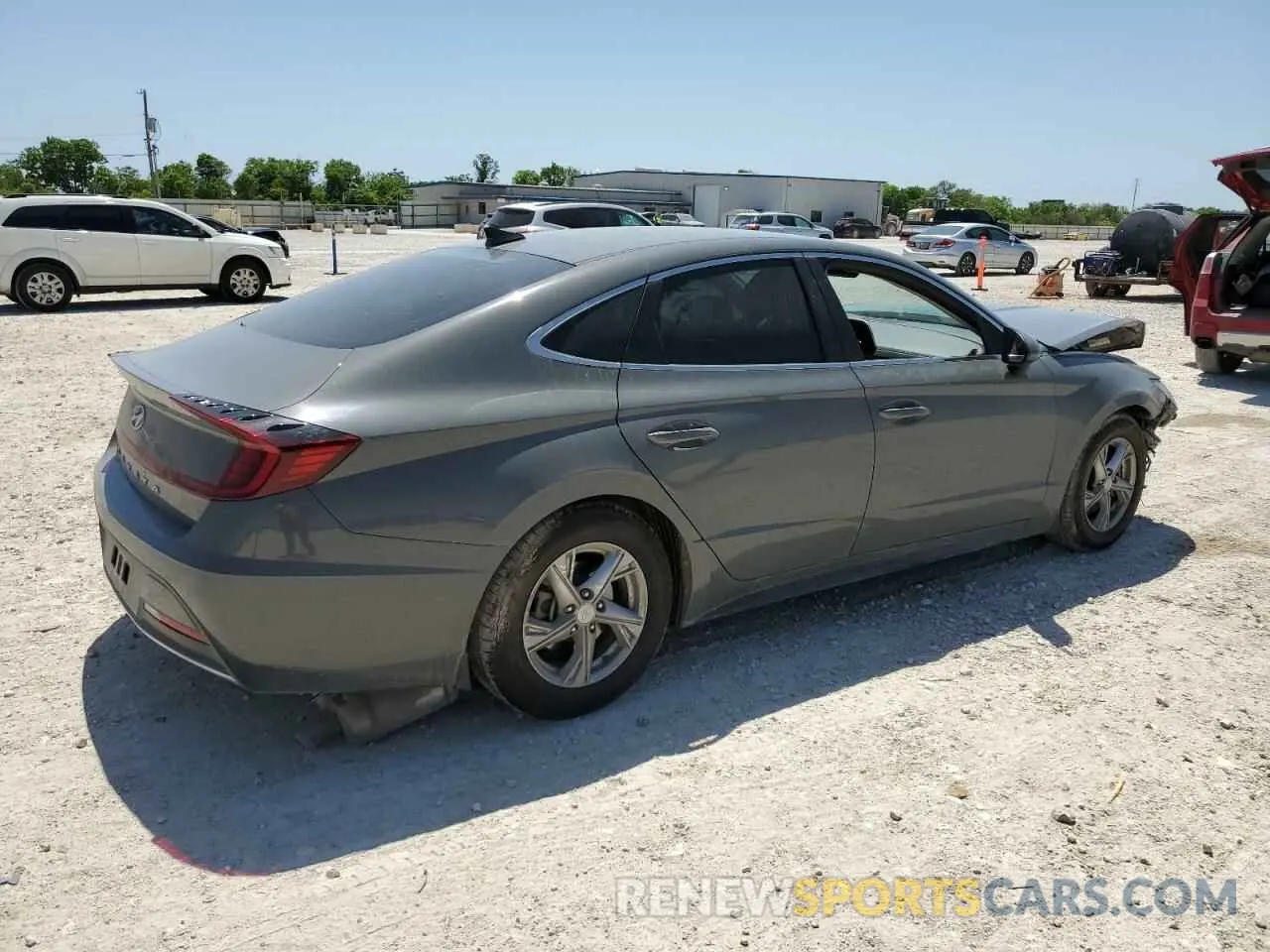 3 Photograph of a damaged car 5NPEG4JA4MH074577 HYUNDAI SONATA 2021