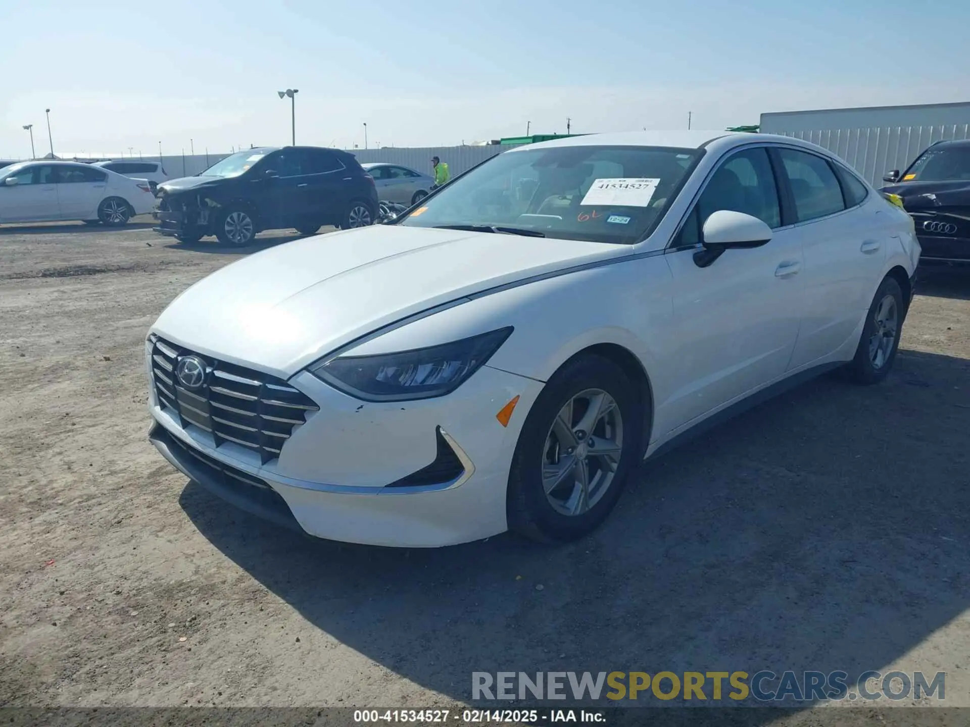 2 Photograph of a damaged car 5NPEG4JA4MH077141 HYUNDAI SONATA 2021