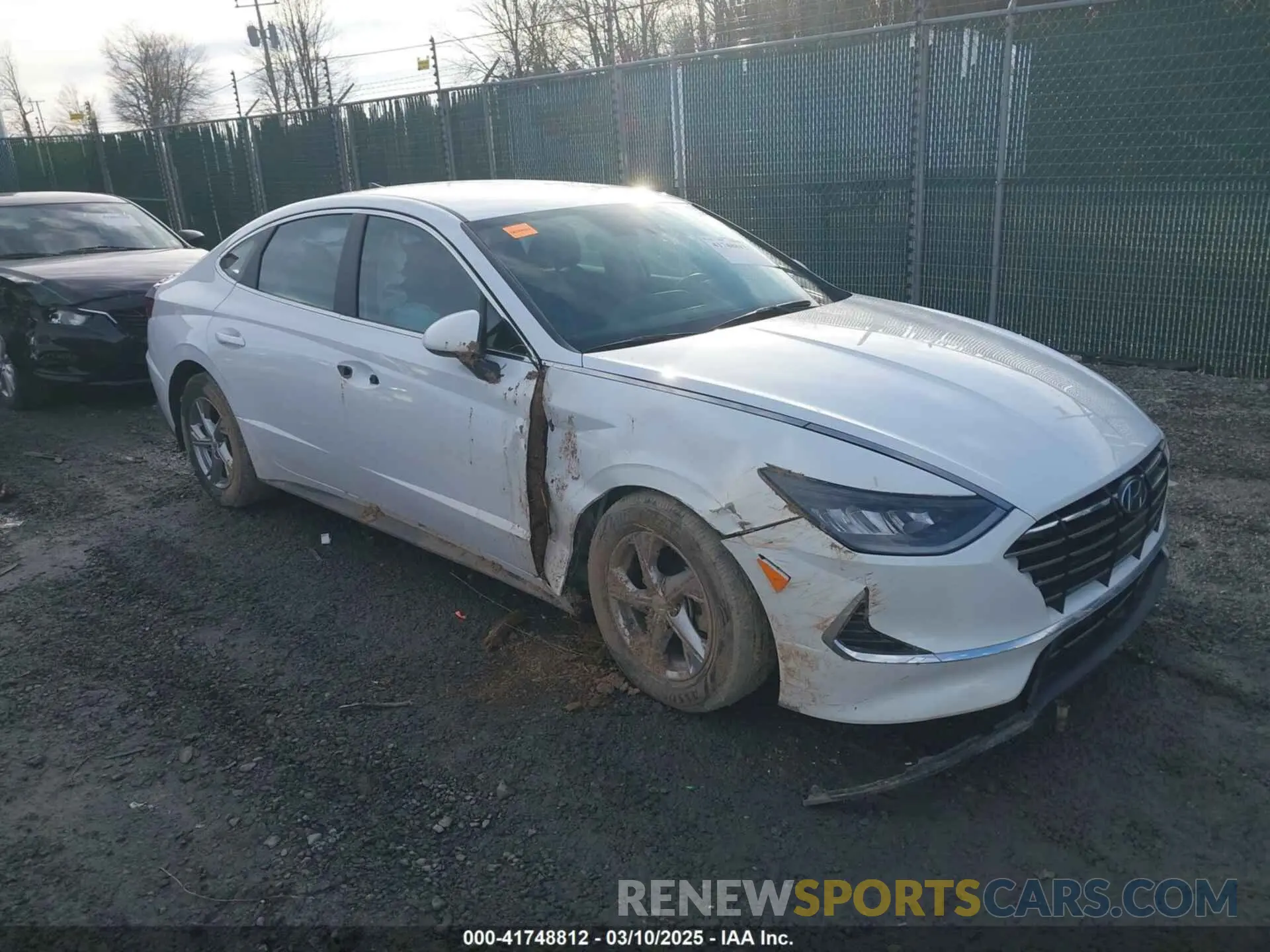 1 Photograph of a damaged car 5NPEG4JA4MH086552 HYUNDAI SONATA 2021