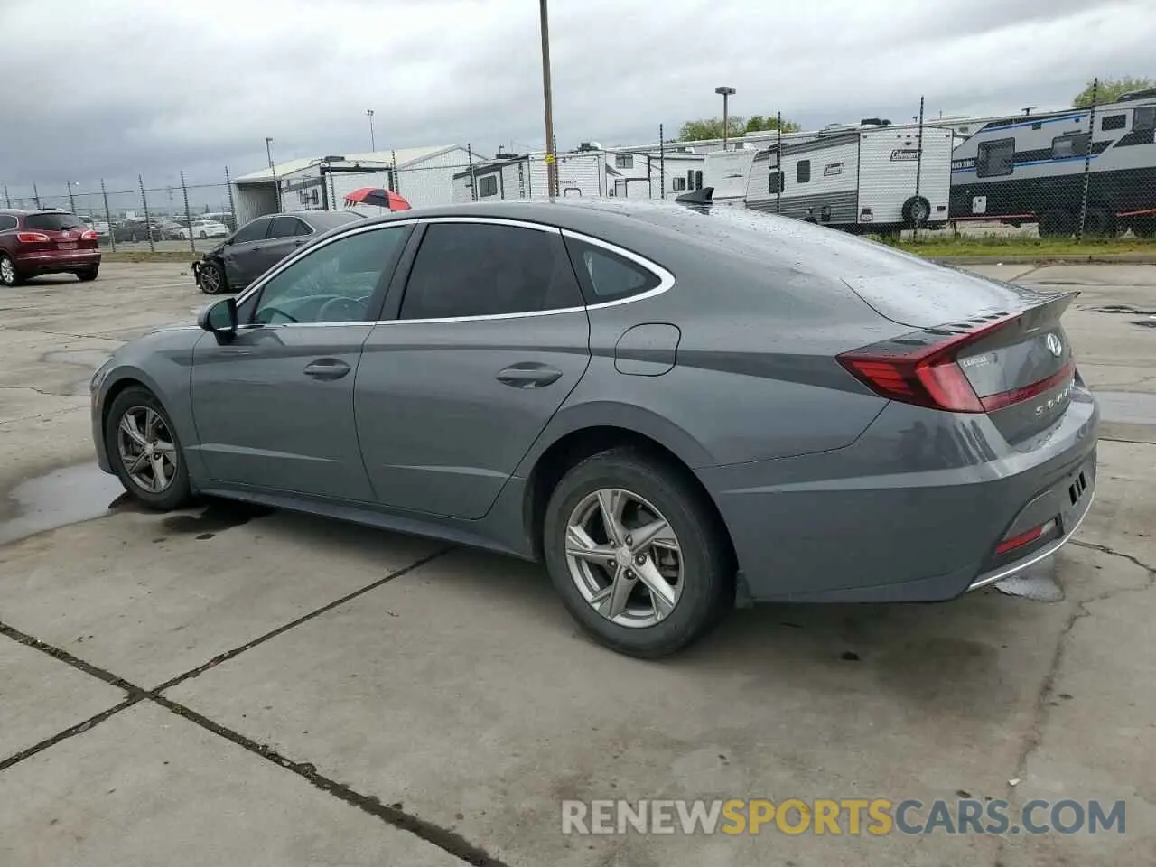 2 Photograph of a damaged car 5NPEG4JA4MH105245 HYUNDAI SONATA 2021