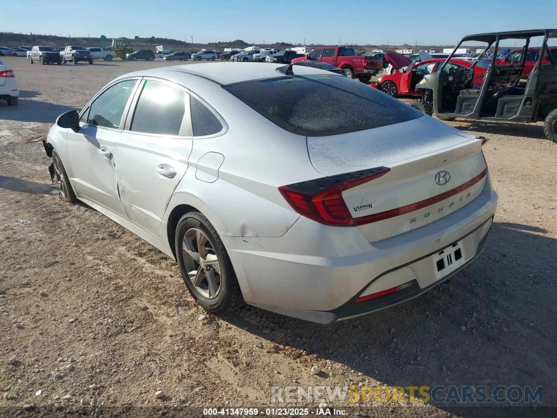 3 Photograph of a damaged car 5NPEG4JA4MH113085 HYUNDAI SONATA 2021