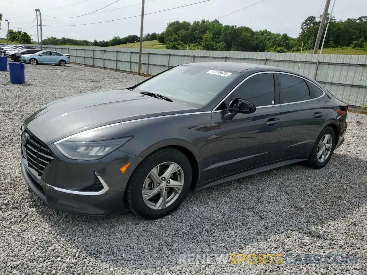1 Photograph of a damaged car 5NPEG4JA4MH115726 HYUNDAI SONATA 2021