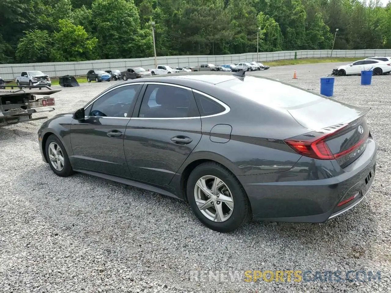 2 Photograph of a damaged car 5NPEG4JA4MH115726 HYUNDAI SONATA 2021