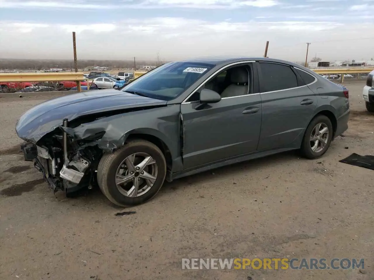 1 Photograph of a damaged car 5NPEG4JA4MH115998 HYUNDAI SONATA 2021