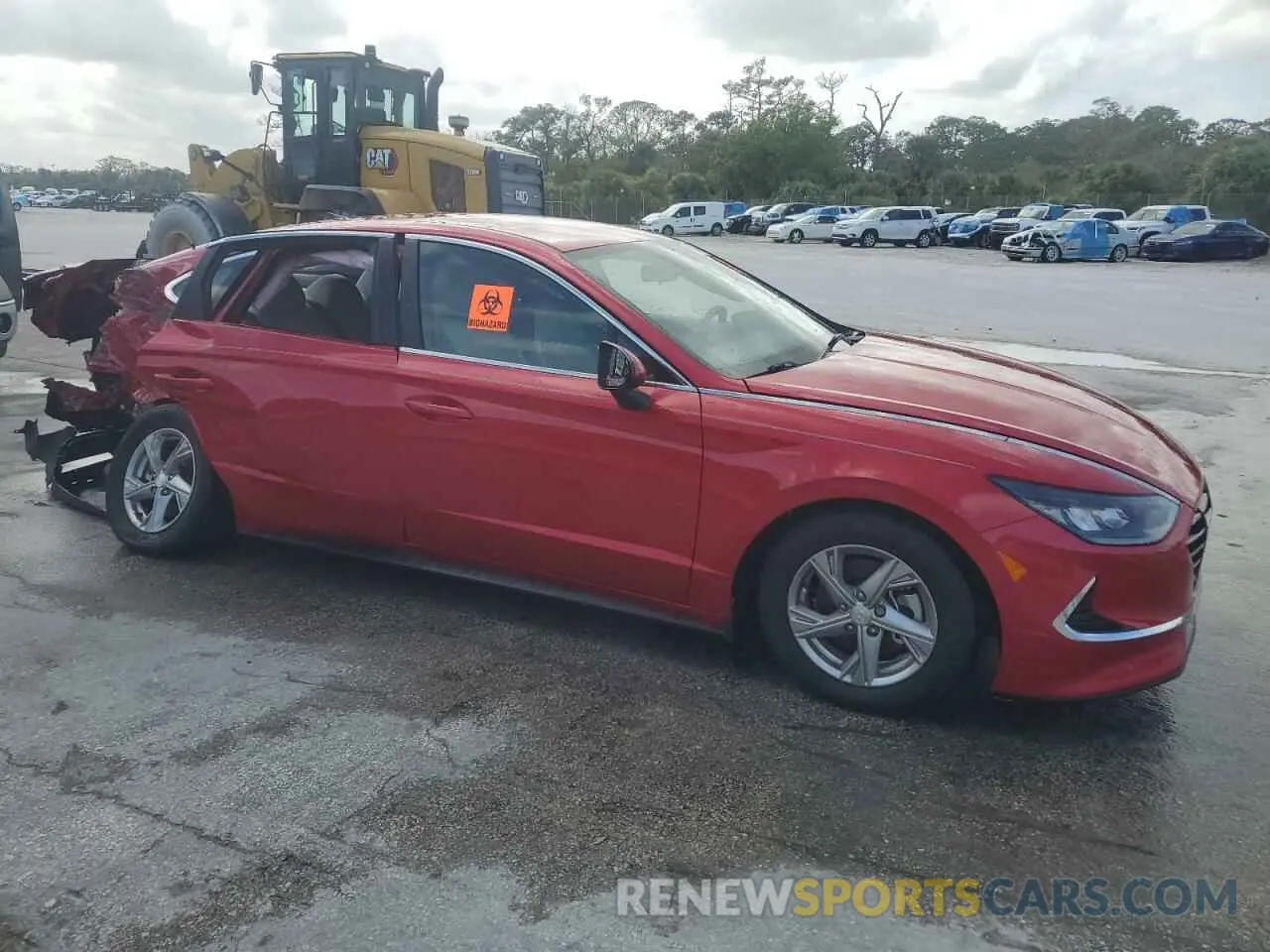 4 Photograph of a damaged car 5NPEG4JA4MH117847 HYUNDAI SONATA 2021