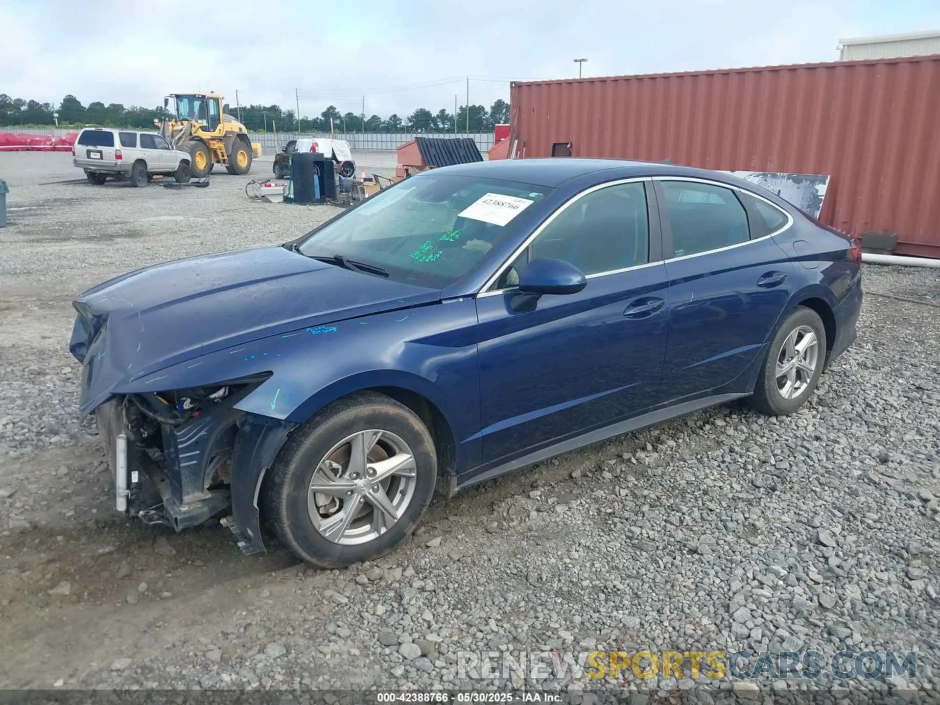 2 Photograph of a damaged car 5NPEG4JA4MH129044 HYUNDAI SONATA 2021