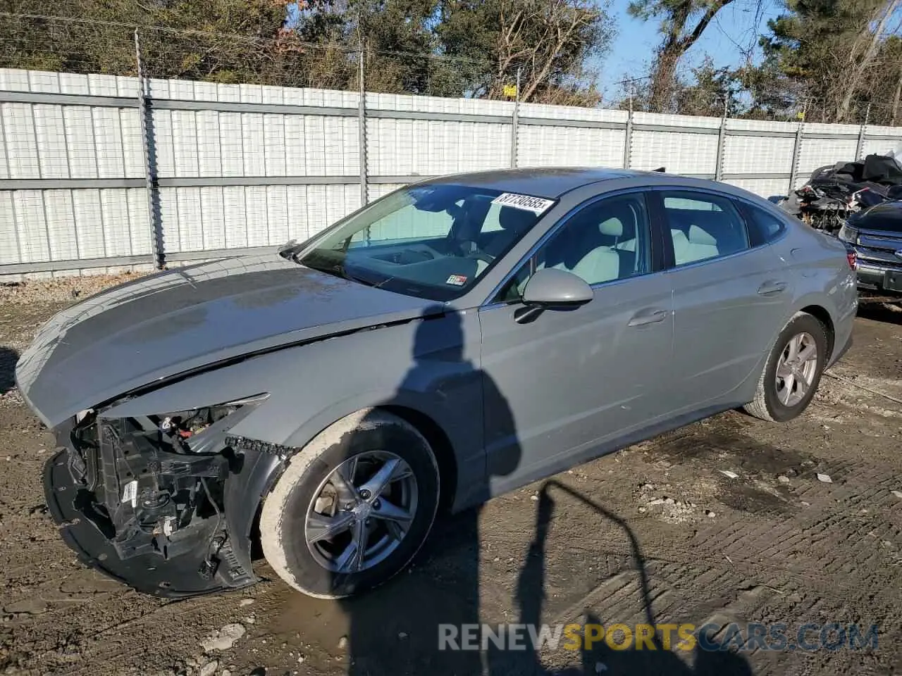 1 Photograph of a damaged car 5NPEG4JA5MH069422 HYUNDAI SONATA 2021