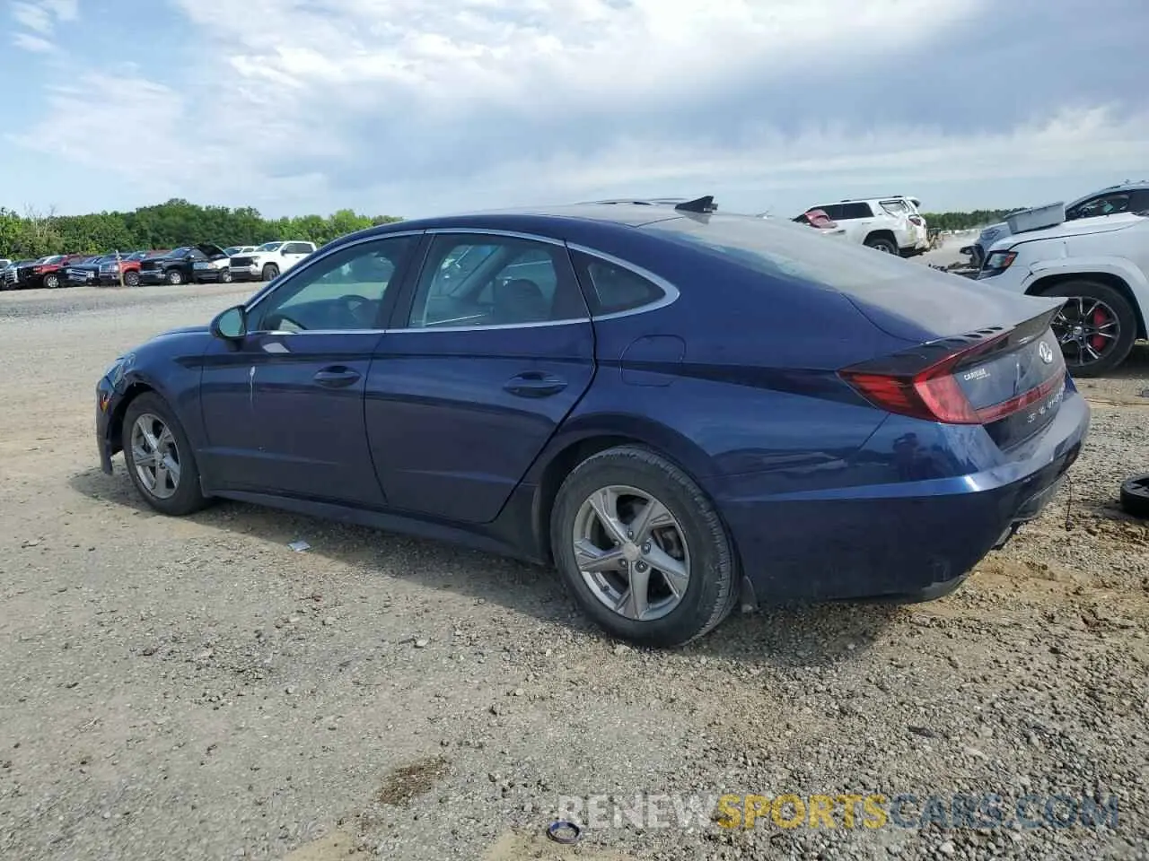 2 Photograph of a damaged car 5NPEG4JA6MH064925 HYUNDAI SONATA 2021