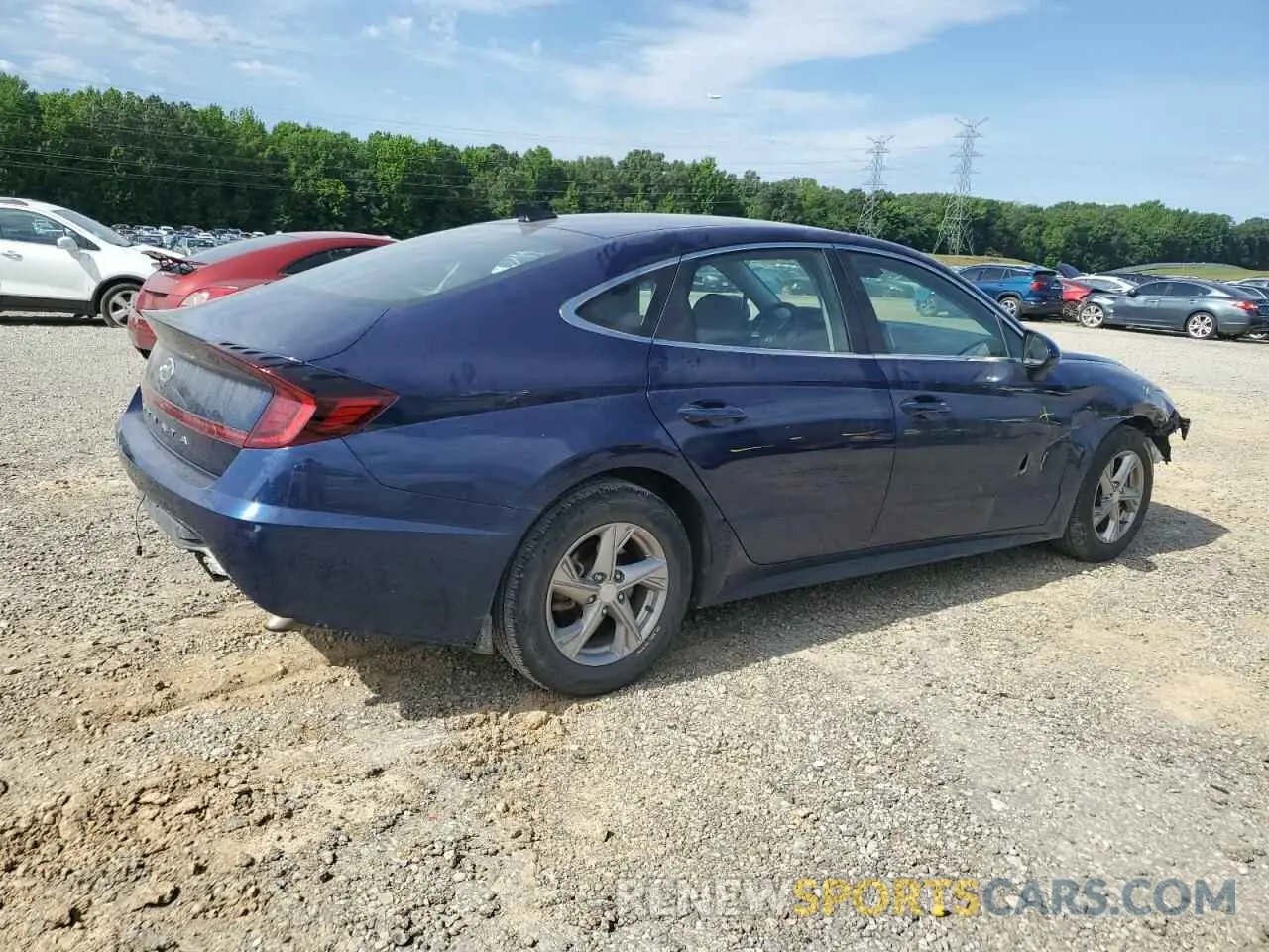 3 Photograph of a damaged car 5NPEG4JA6MH064925 HYUNDAI SONATA 2021